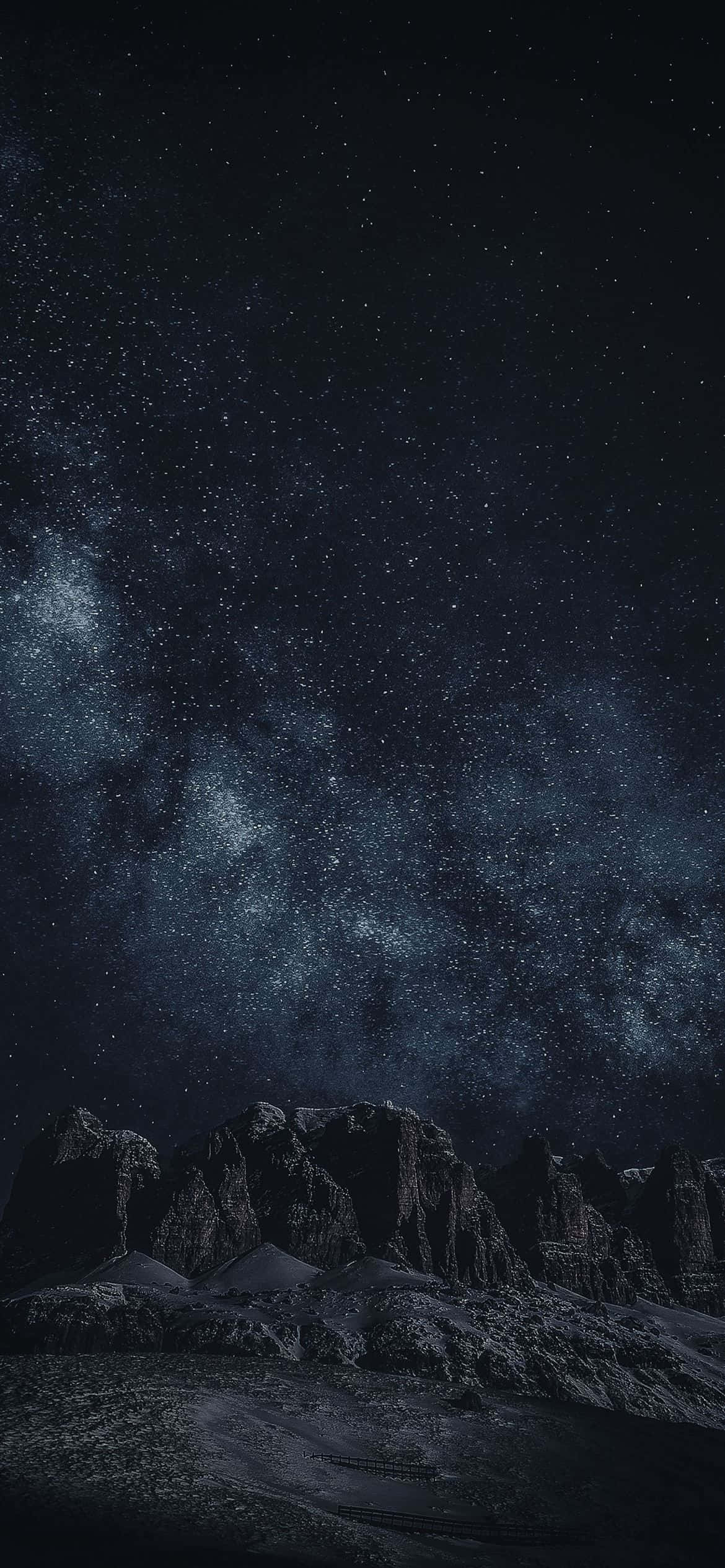 en nattehimmel med stjerner og melkevei Bakgrunner