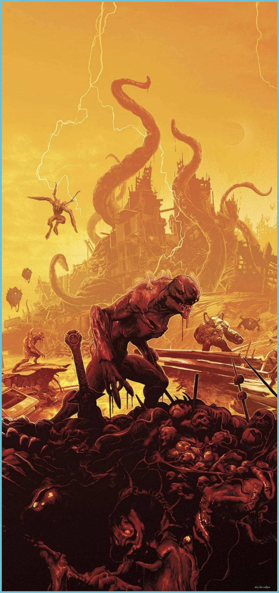en plakat for filmen 'apokalypsen' Bakgrunner
