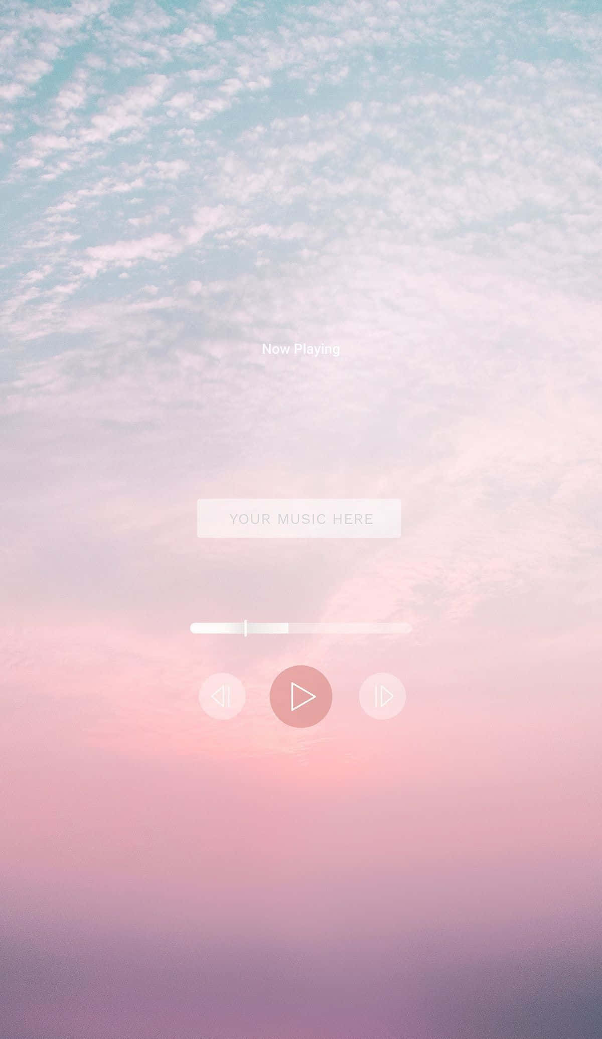 en rosa himmel med skyer og en blå himmel Bakgrunner