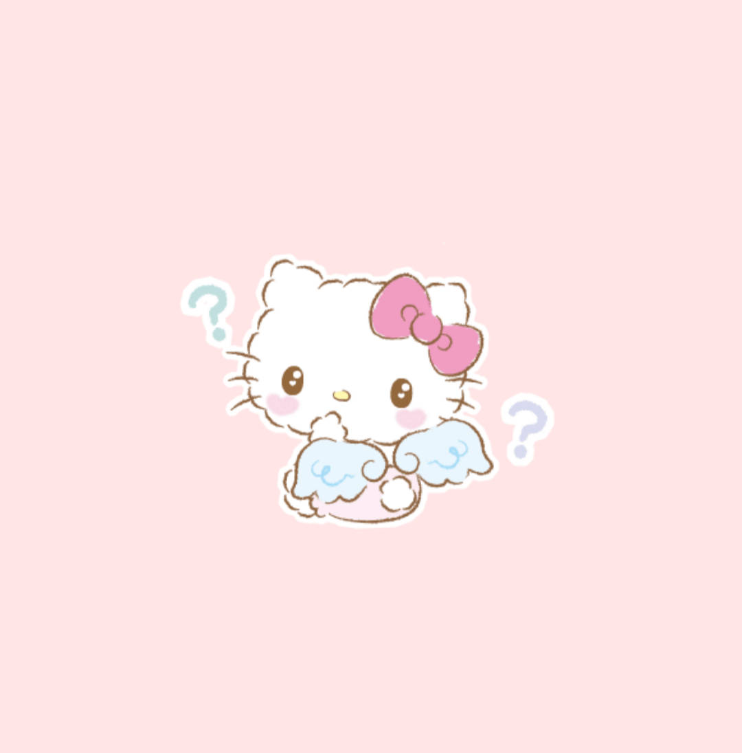 Engel Hello Kitty Aesthetic Bakgrunner