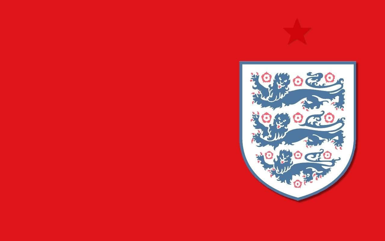 England Football Rød Bakgrunn Stjerne Bakgrunner