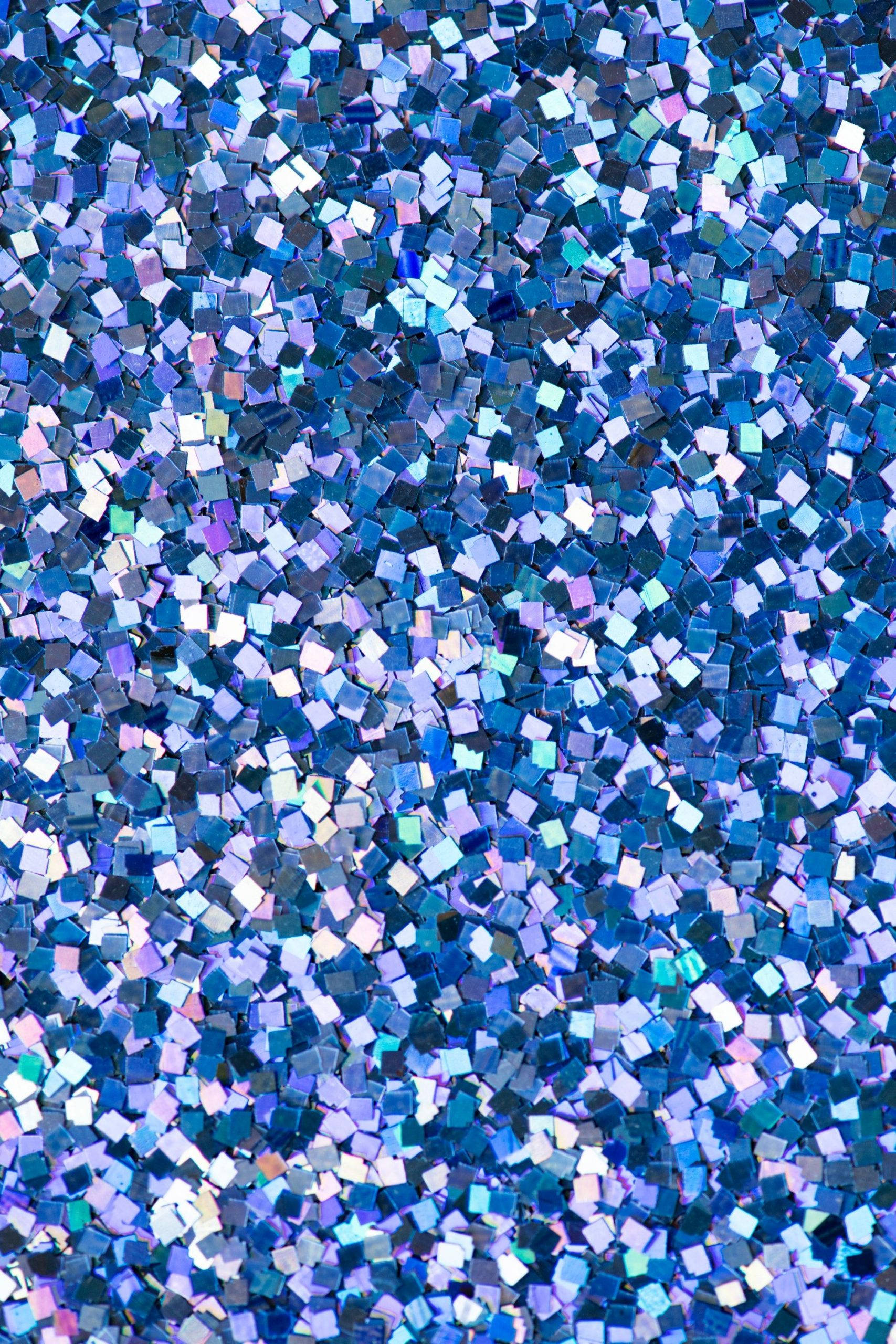 Enkel blå estetisk glitter Bakgrunner