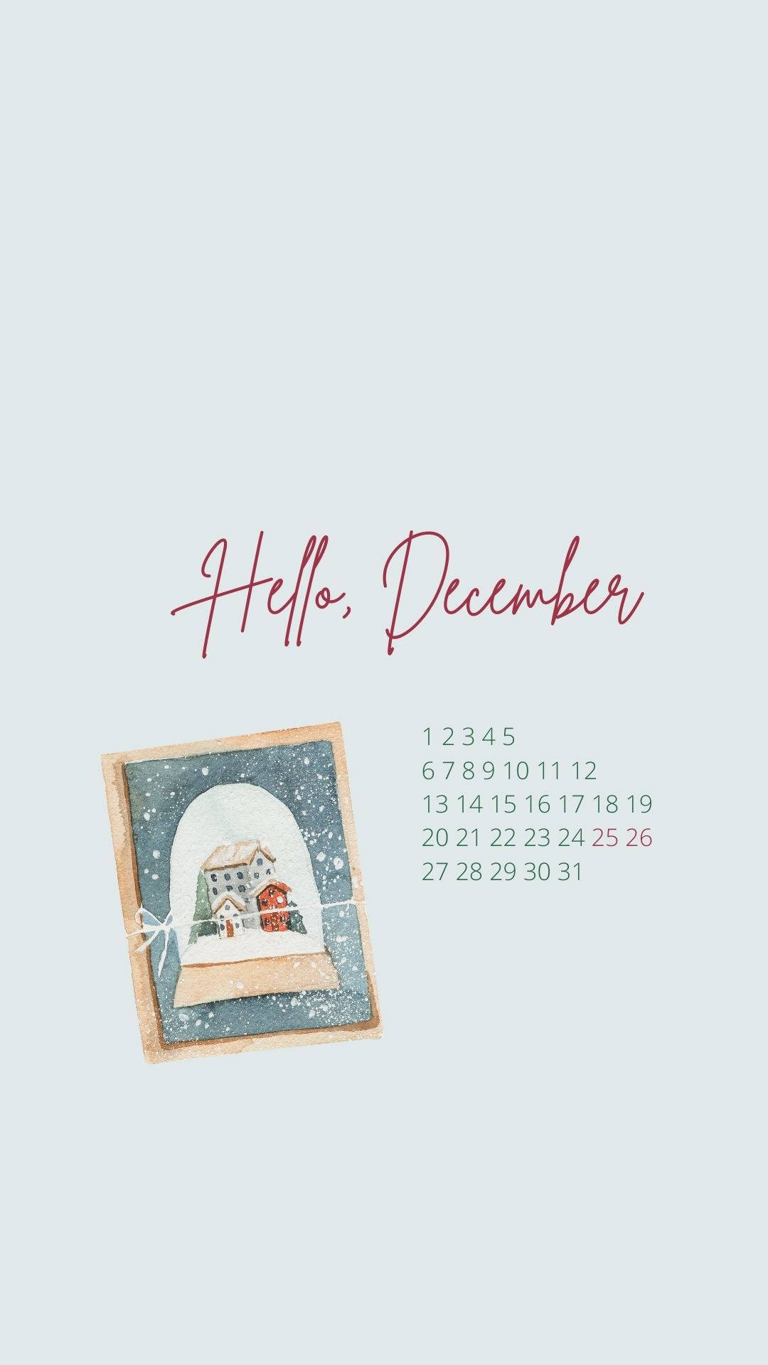 Enkel Hei Desember Dager Bakgrunner