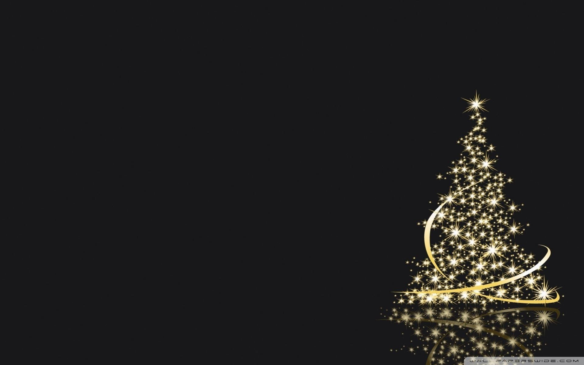 Enkel juletre med gnister Bakgrunner
