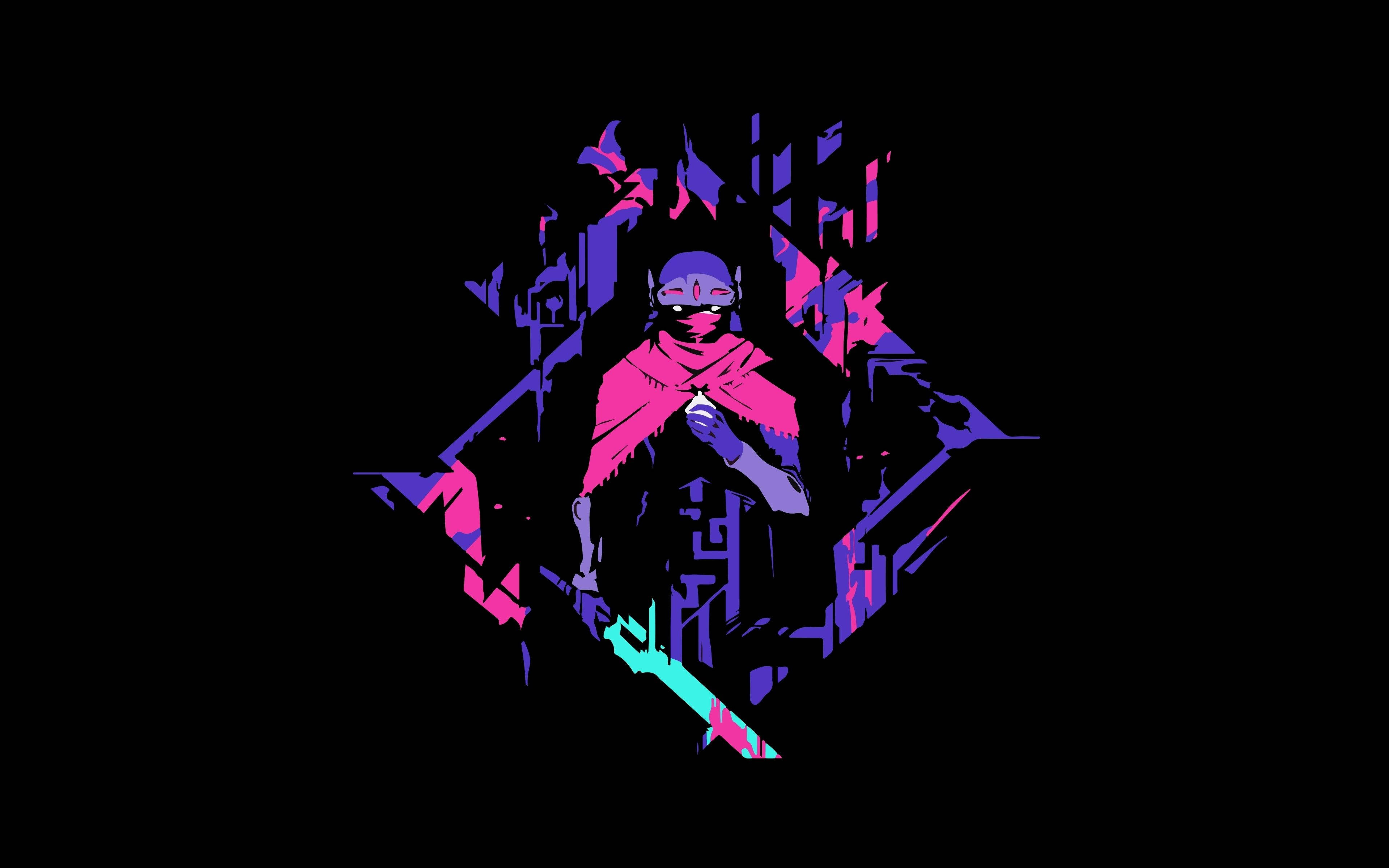 Enkel spillbakgrunn Hyper Light Drifter Bakgrunner
