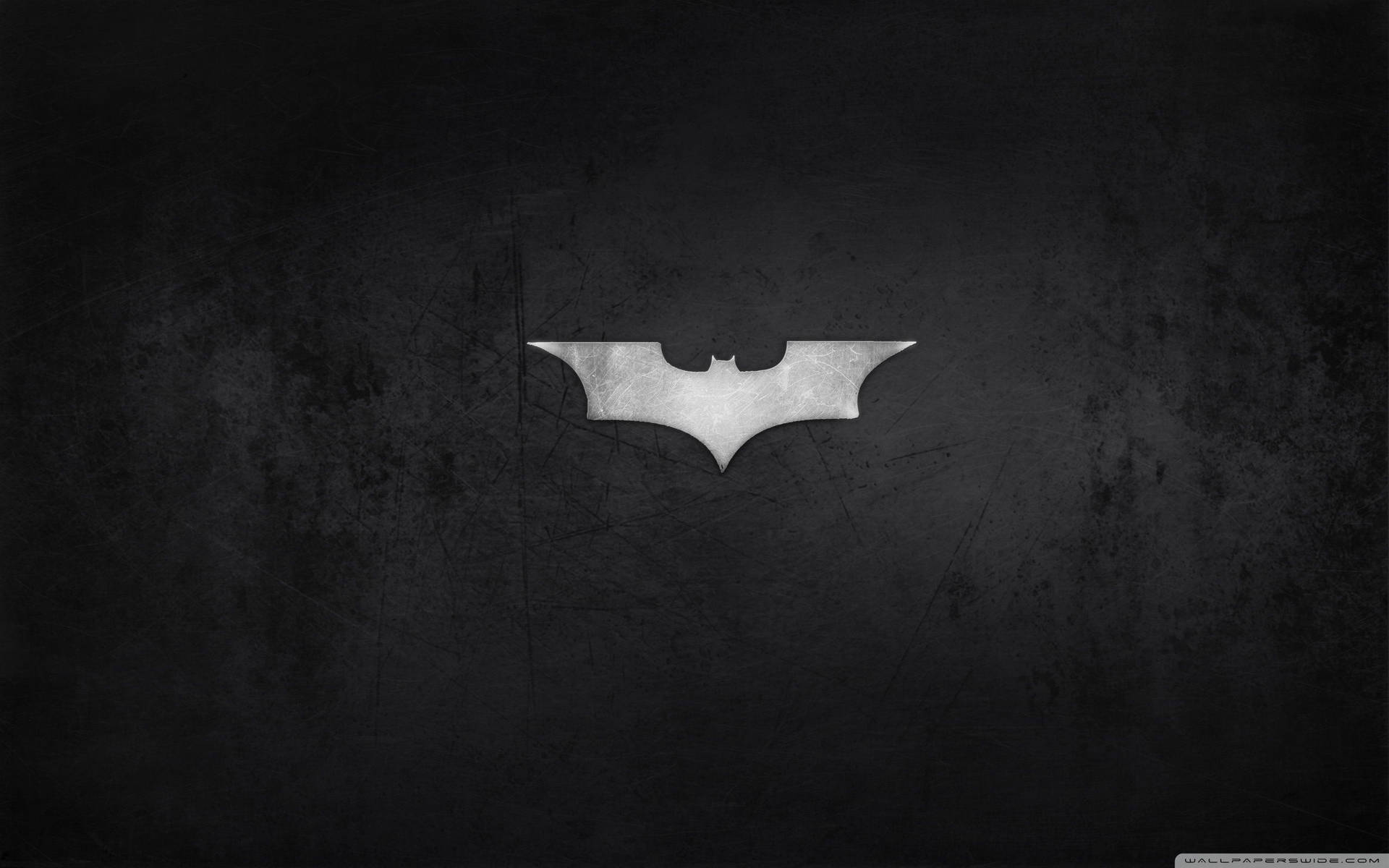 Enkelt Batman metall-logo bakgrunnsbilde