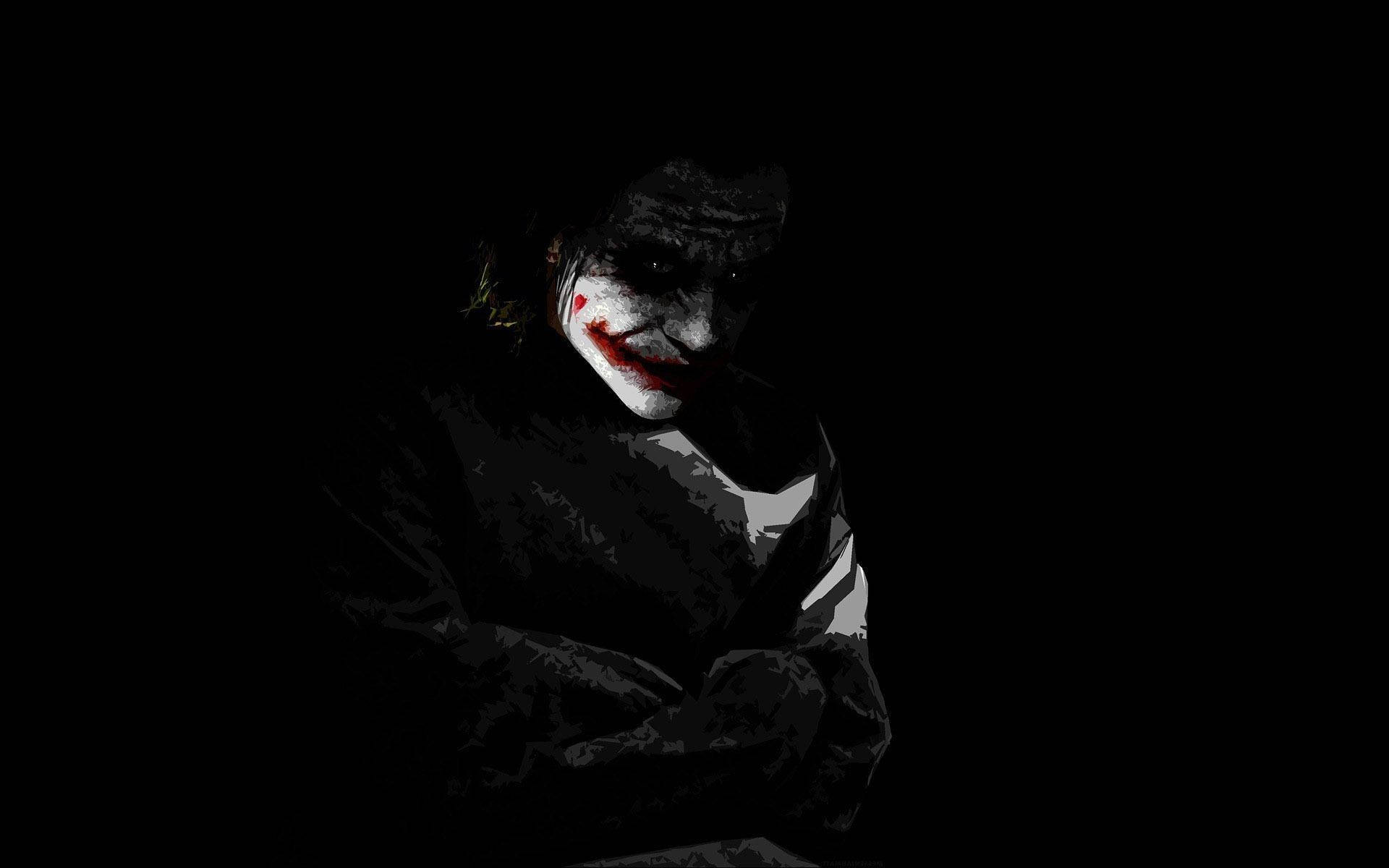 Ensom Joker i skyggene bakgrunnsbilde