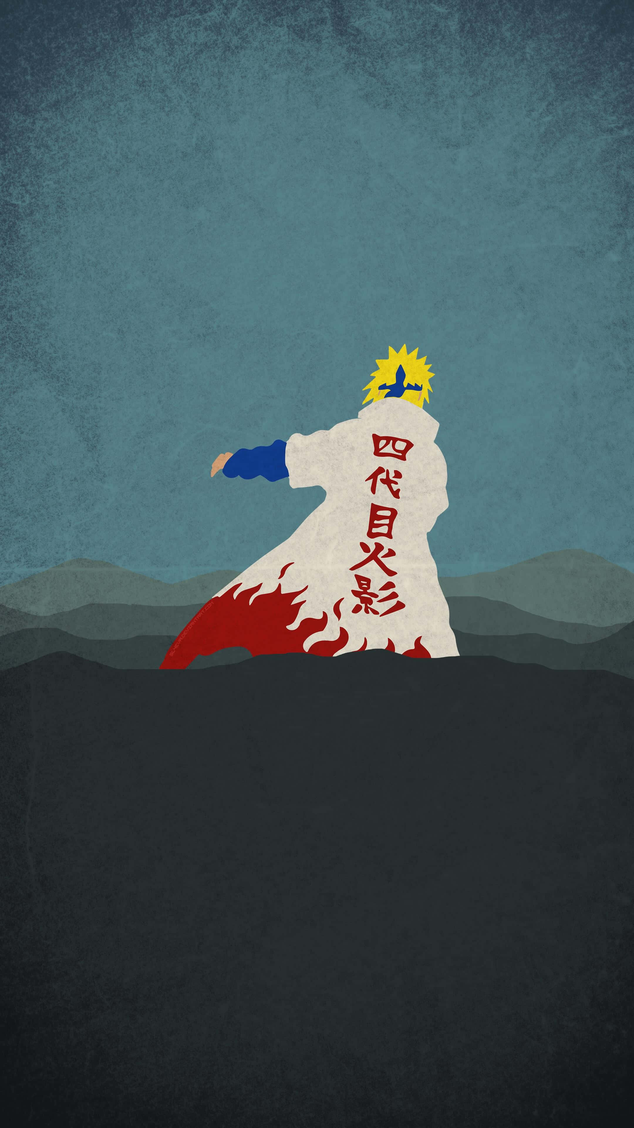 Episk Naruto-telefonbakgrunn med Naruto Uzumaki Bakgrunner