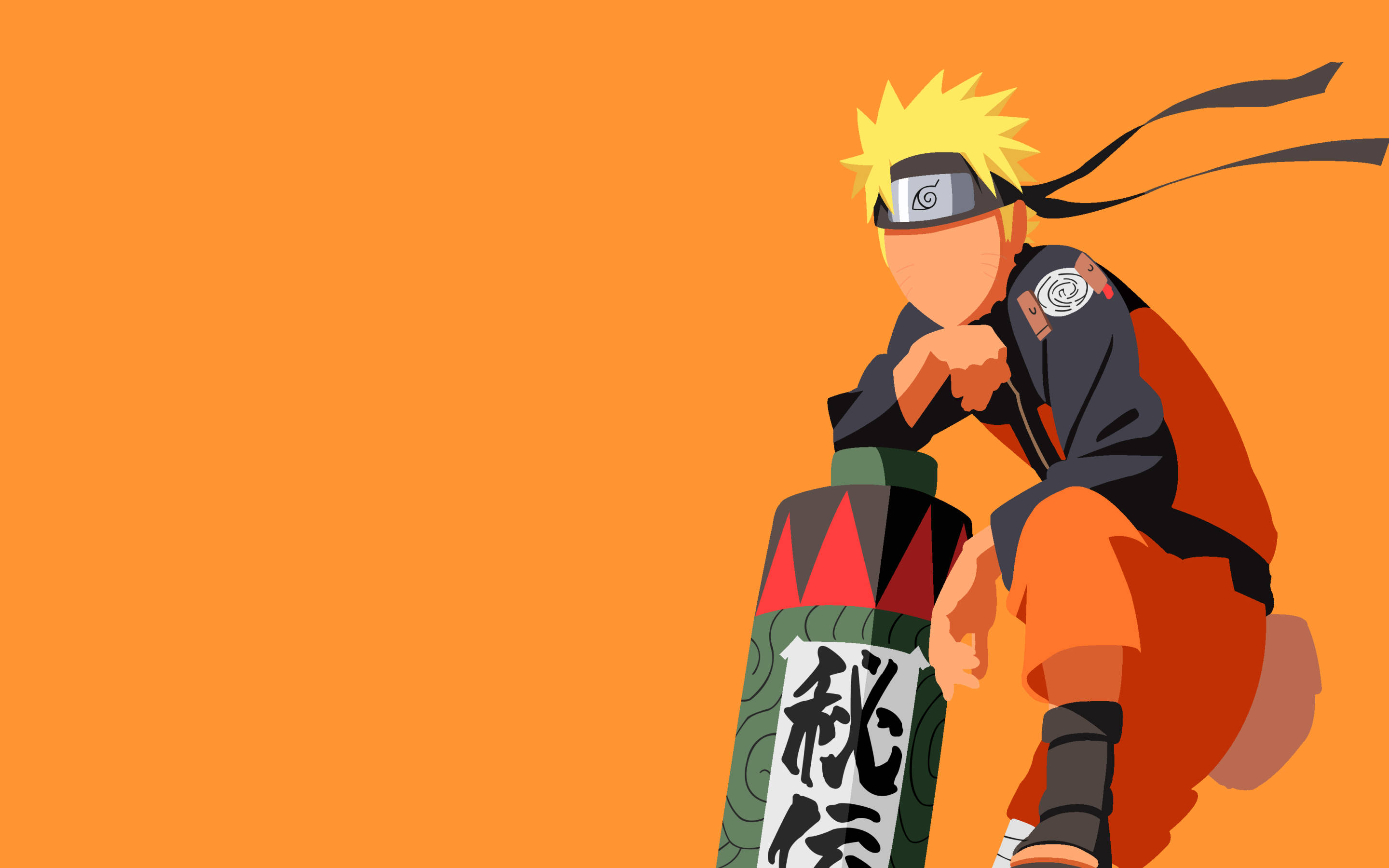 Episk Naruto vektor kunst plakat Bakgrunner