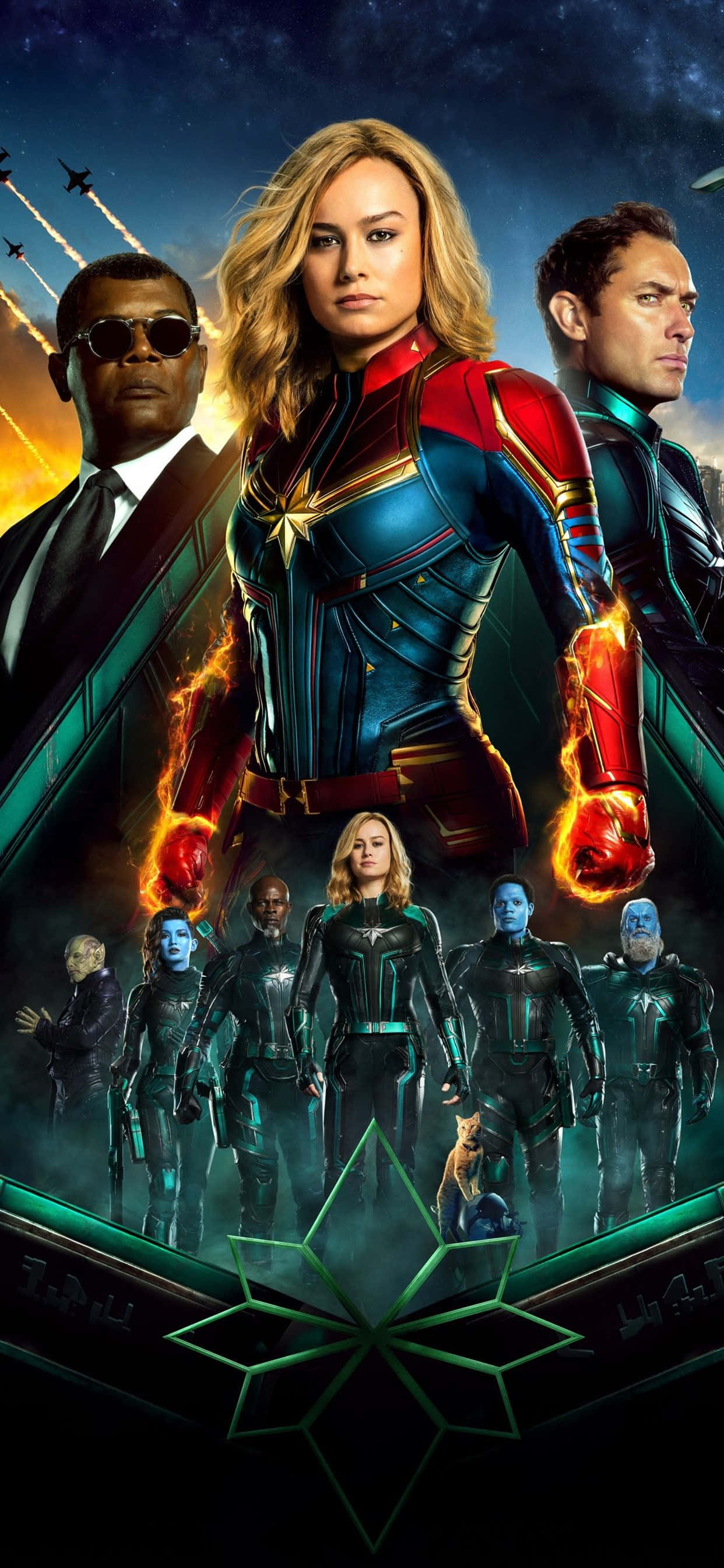 Episke Marvel og DC superhelter er her for din iPhone Bakgrunner