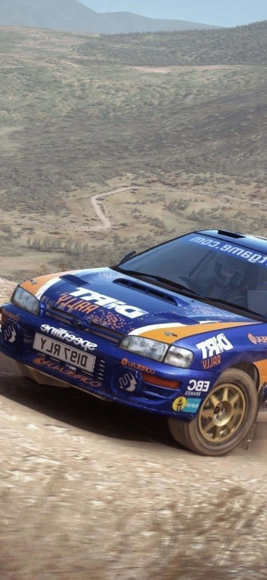 Erobre banen med iPhone Xs Dirt Rally Bakgrunner