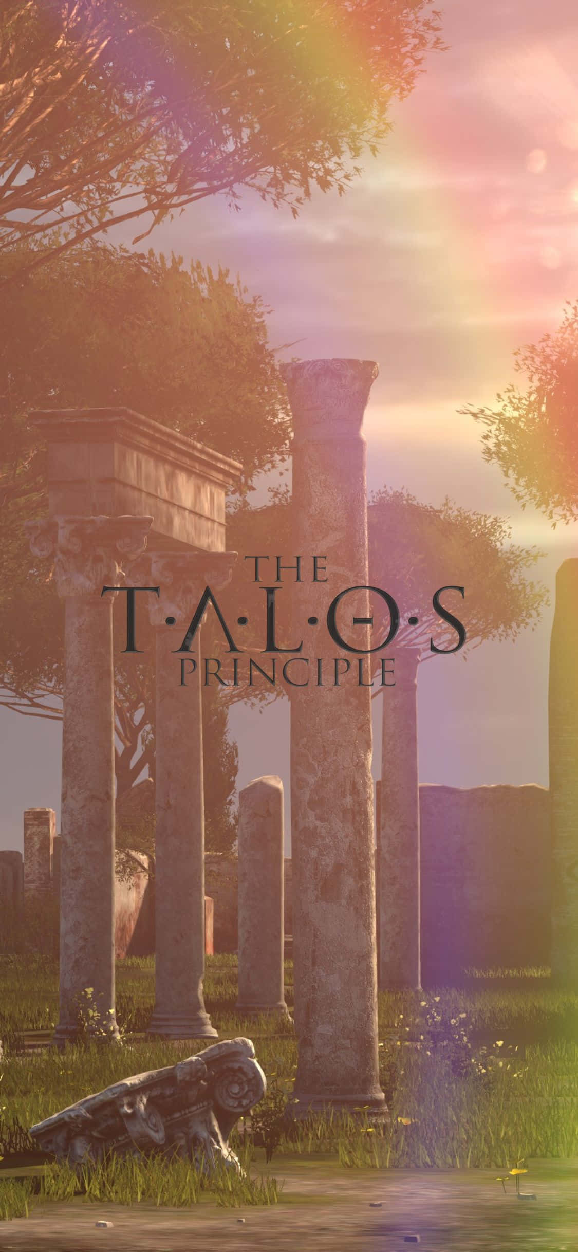 Erobre den gamle labyrinten med iPhone XS The Talos Principle Bakgrunner
