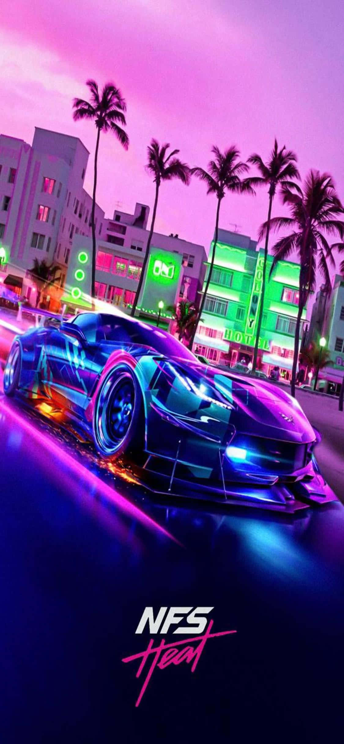 Erobre løpet med Need for Speed Heat Bakgrunner