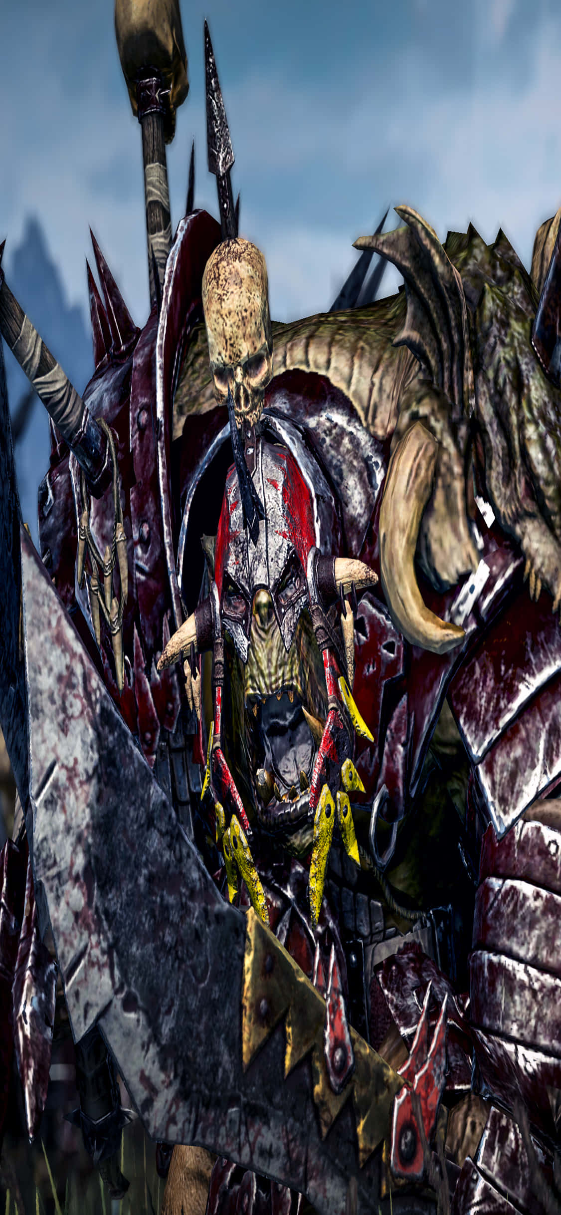 Erobre og dominer med den nye krigsintensiteten i Total War: Warhammer på iPhone X Bakgrunner