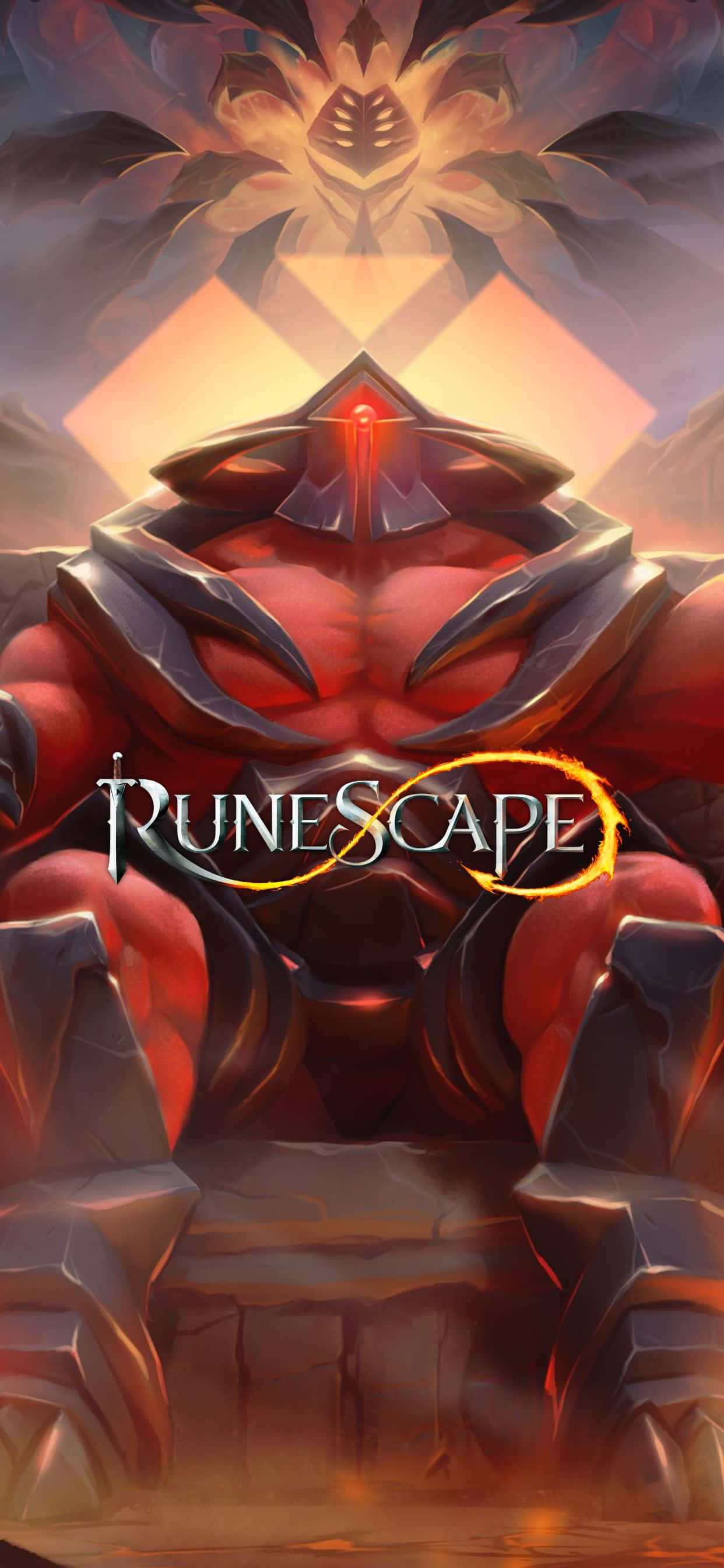Erobre Runescapes verden på iPhone Xs Max Bakgrunner