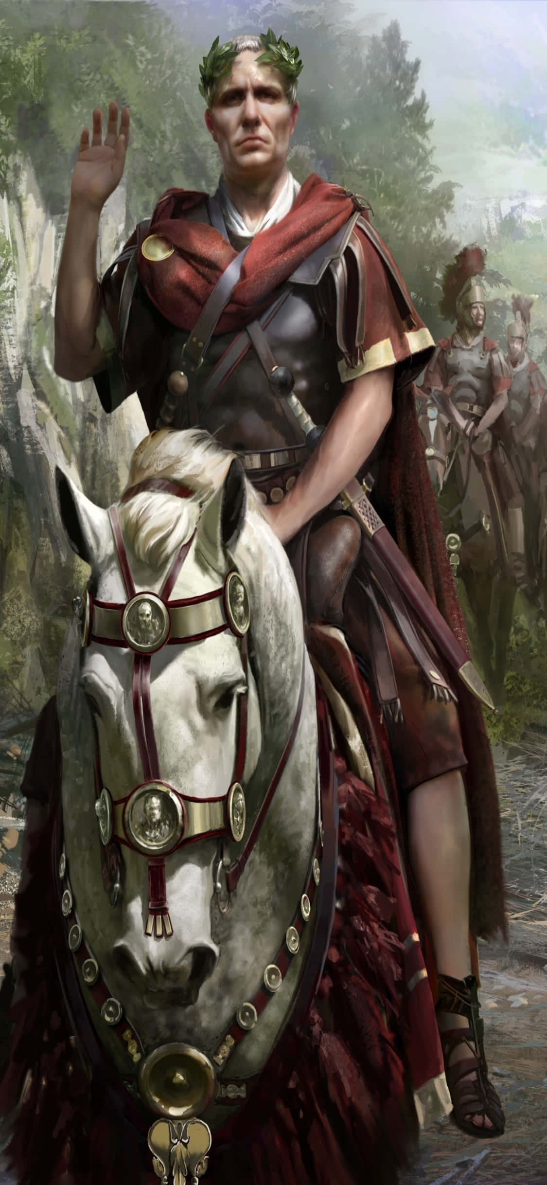 Erobre tidløse imperier i Total War Rome 2, med kraften fra iPhone Xs Bakgrunner