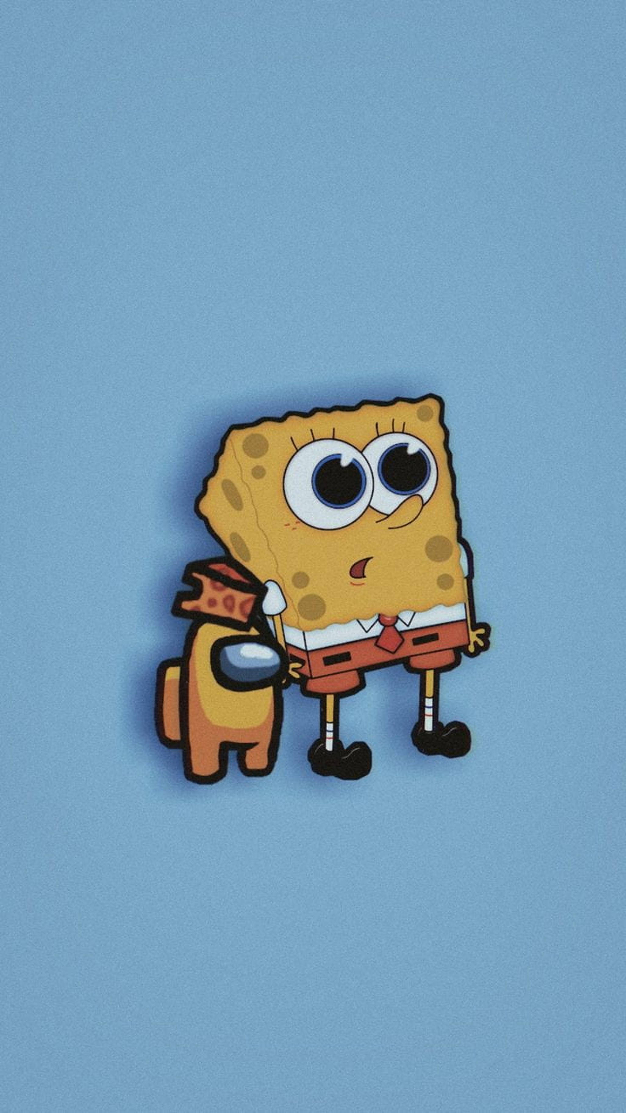 Estetisk Among US med Svampebob Bakgrunner