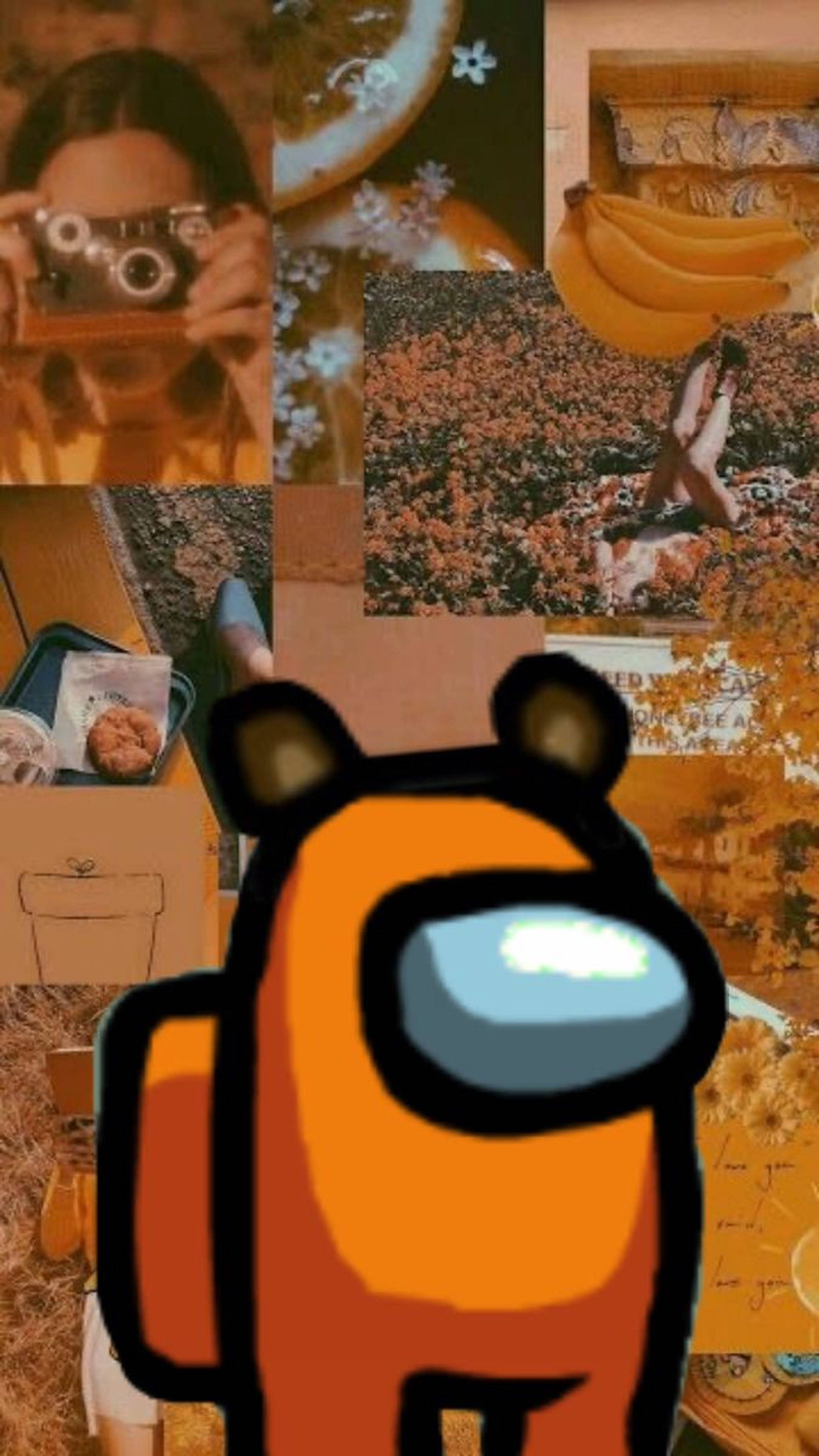 Estetisk Among US Mood Board Bakgrunner