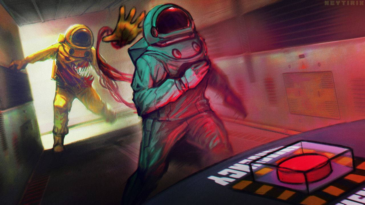 Estetisk Among US-tegning Bakgrunner