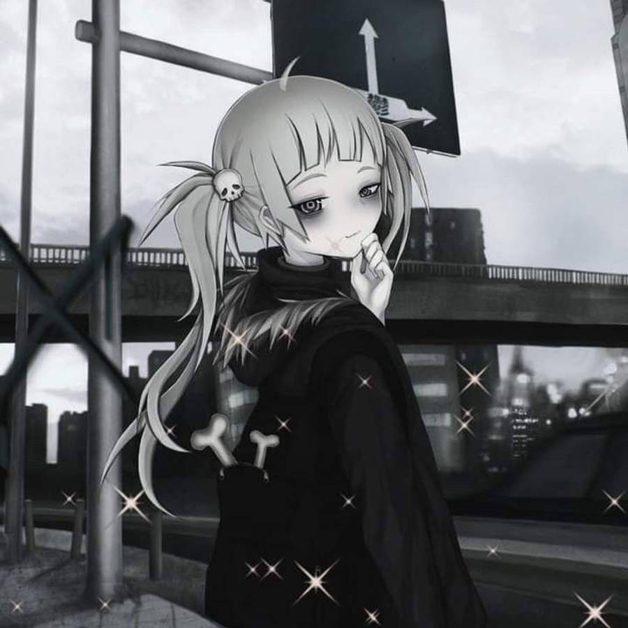 Estetisk anime emo-jente Bakgrunner
