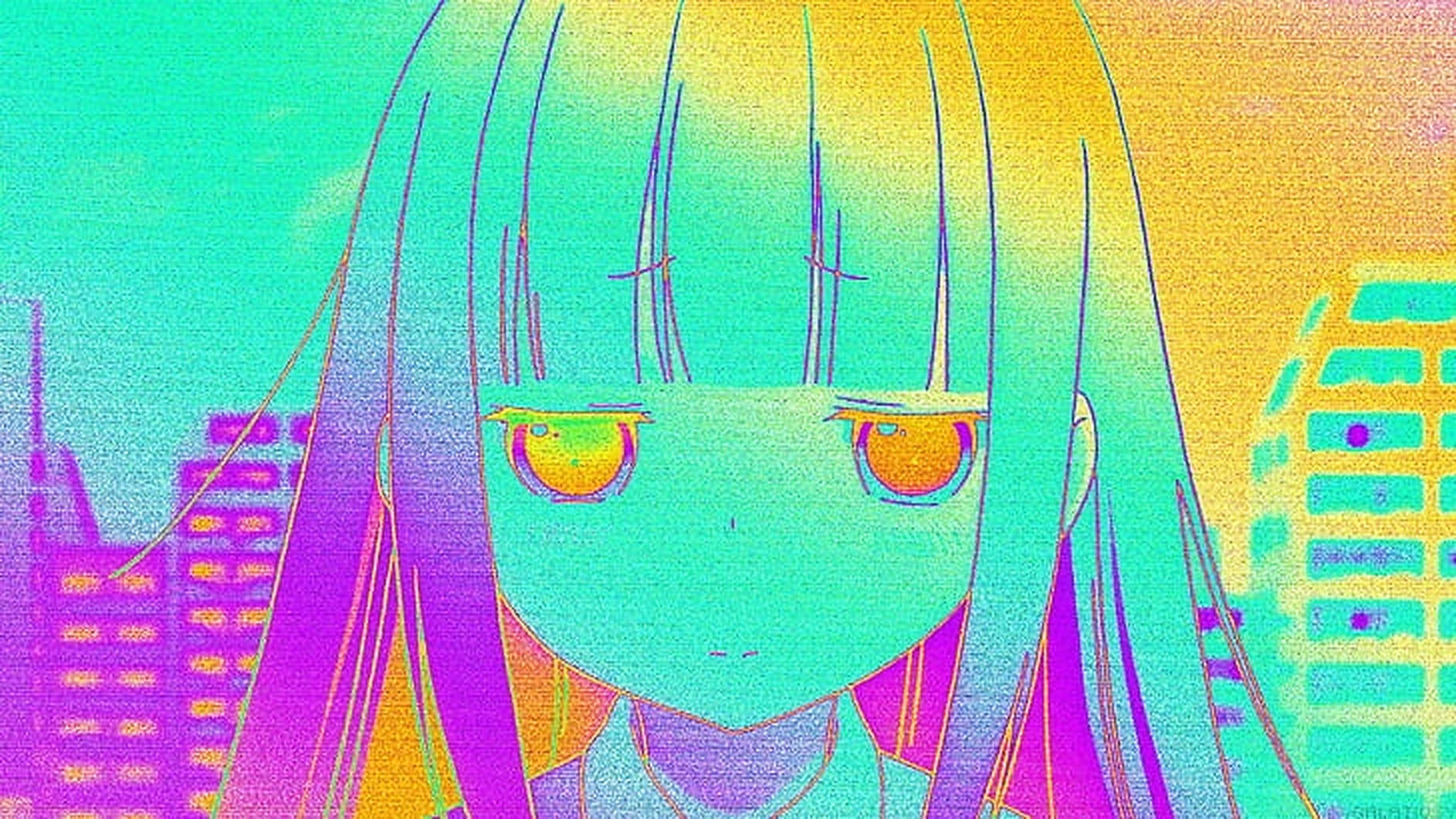 Estetisk anime-jentekunst Bakgrunner