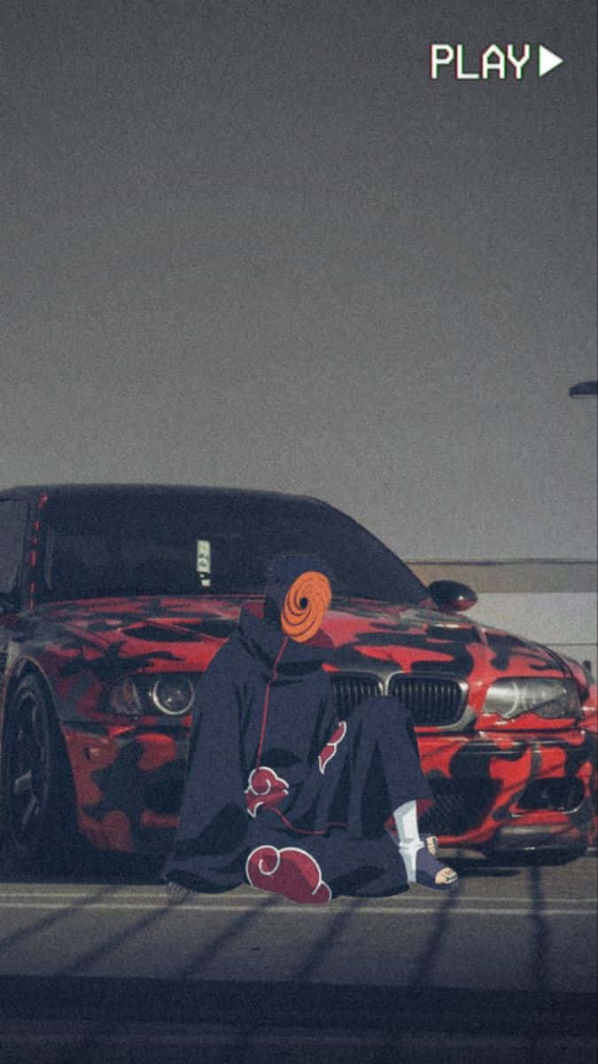 Tobi iPhone — Naruto telefon GIF Bakgrunner