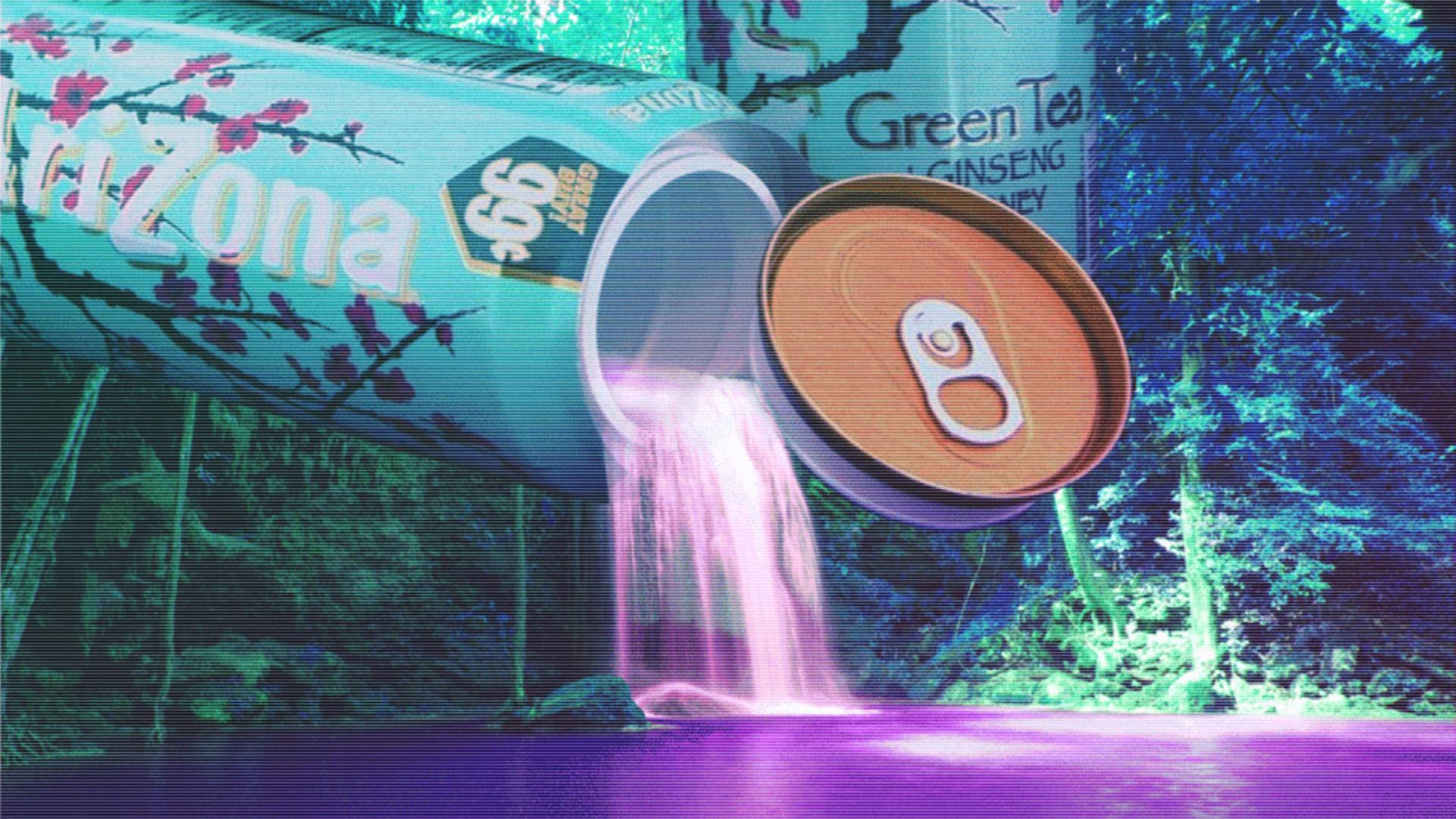 Estetisk Arizona Tea Laptop Bakgrunner