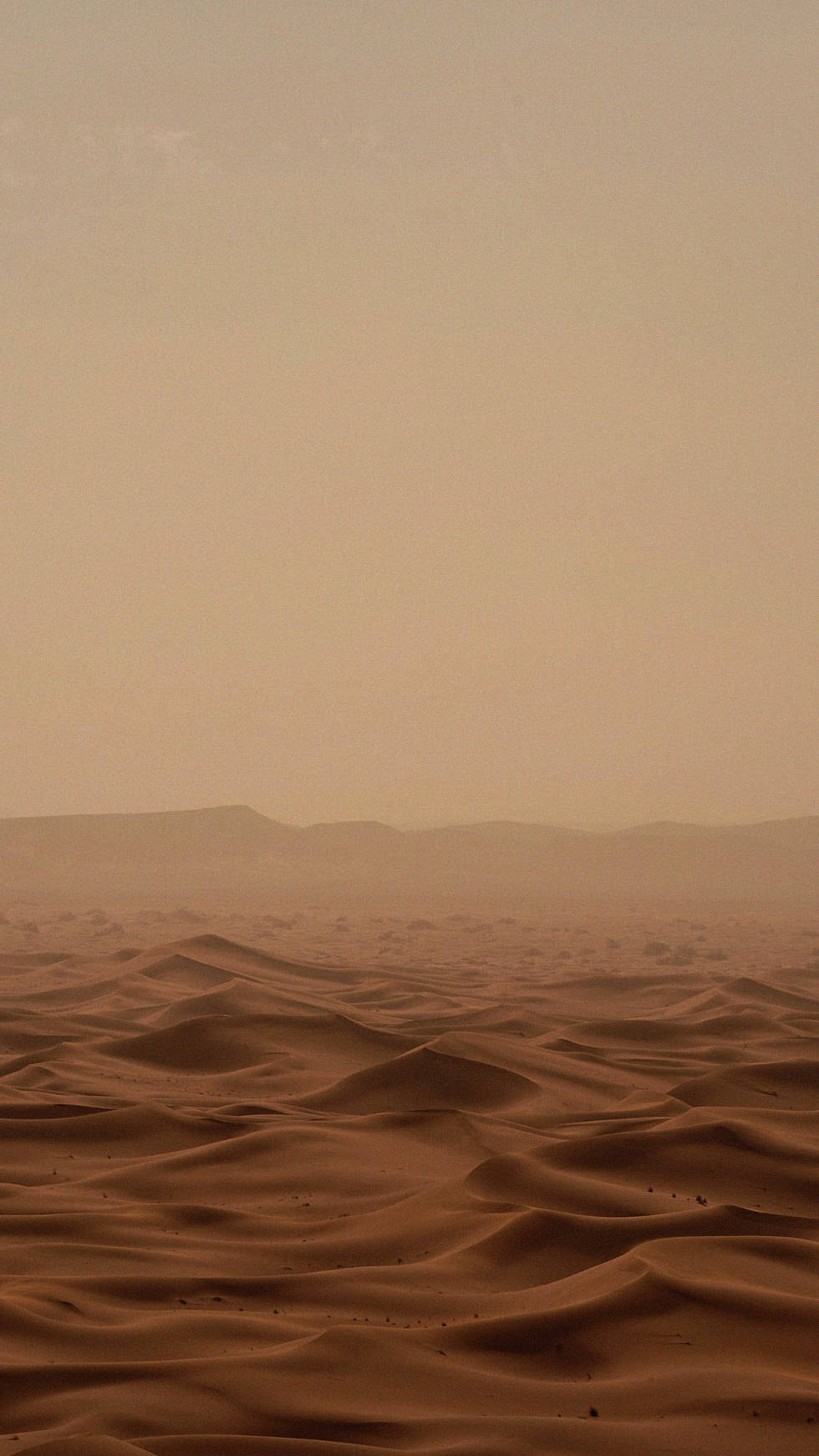 Estetisk brun himmel og ørken Bakgrunner
