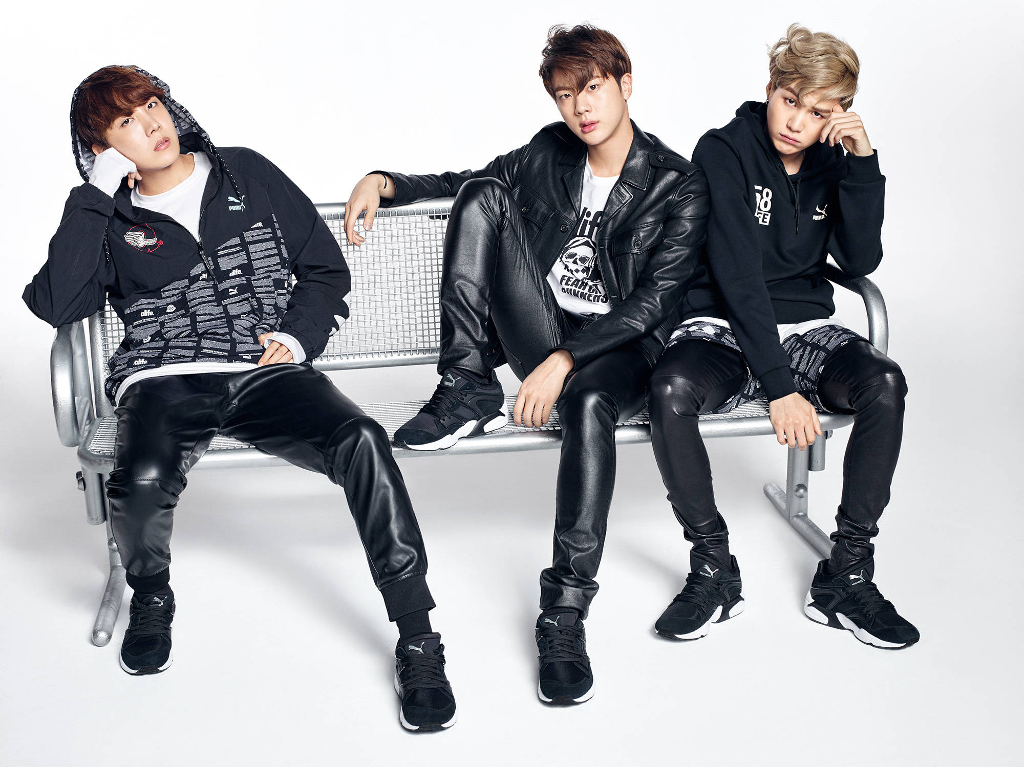 Estetisk BTS Hyung Line Bakgrunner