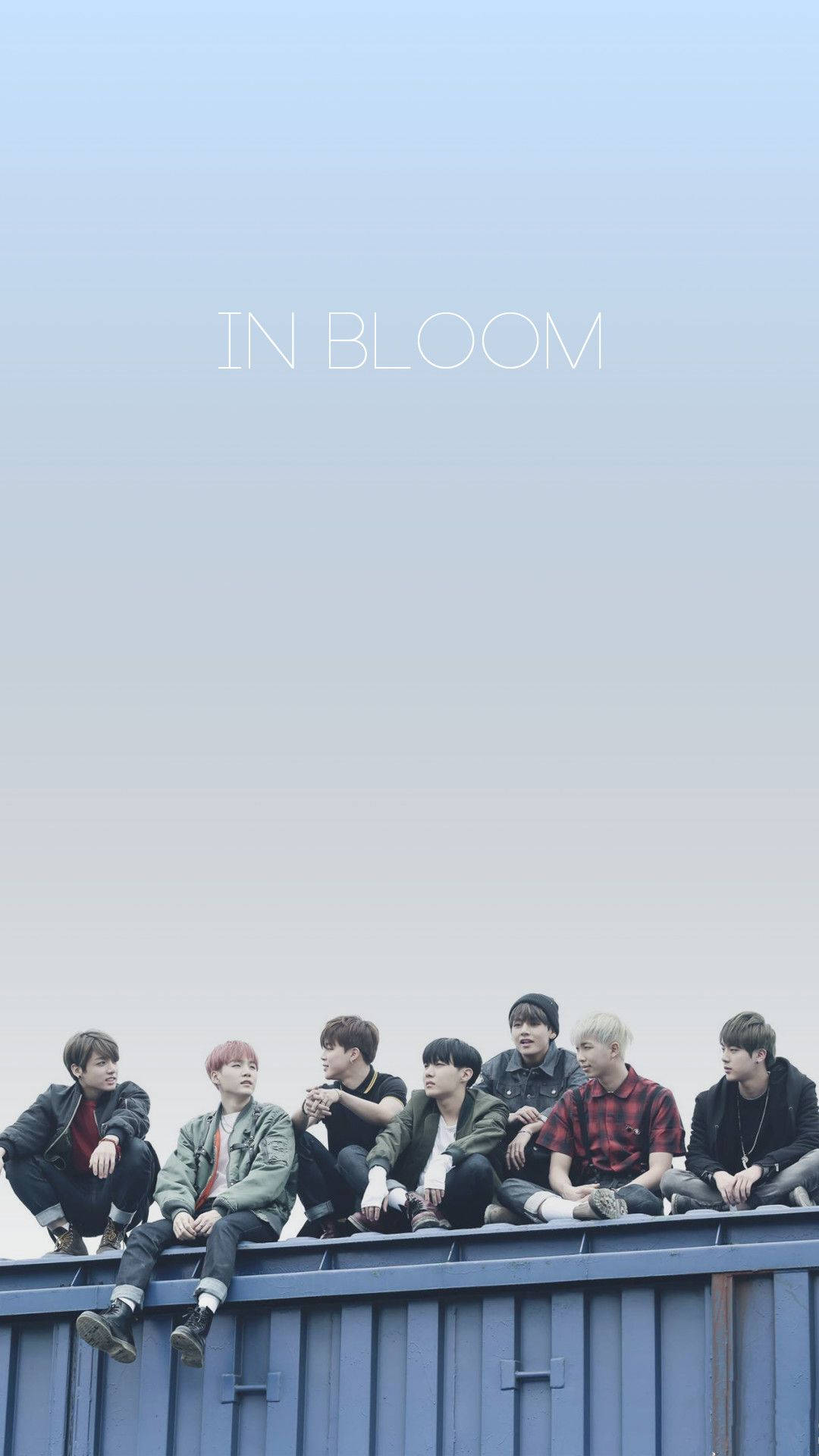 Estetisk Bts In Bloom Bakgrunner