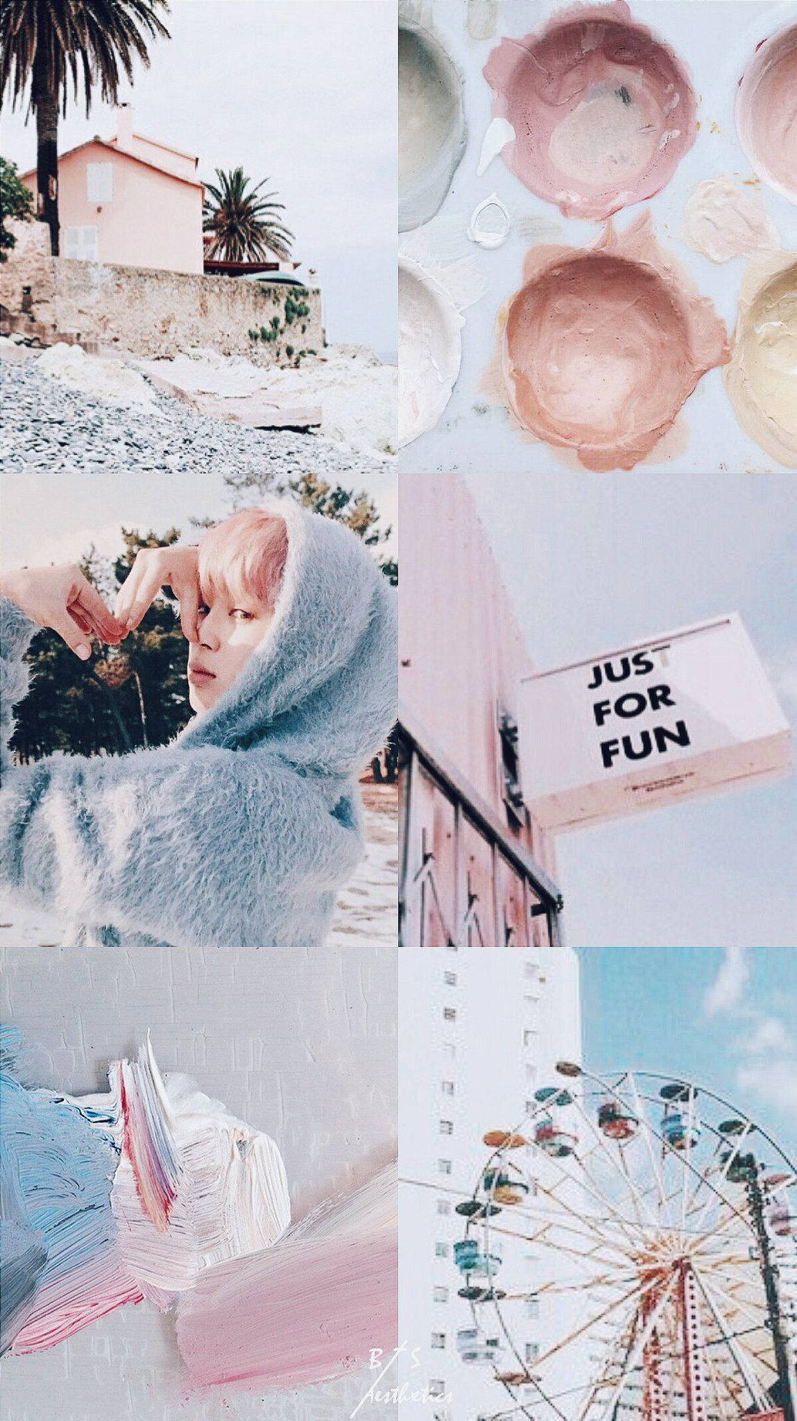 Estetisk Bts Jimin Pastell Bakgrunner