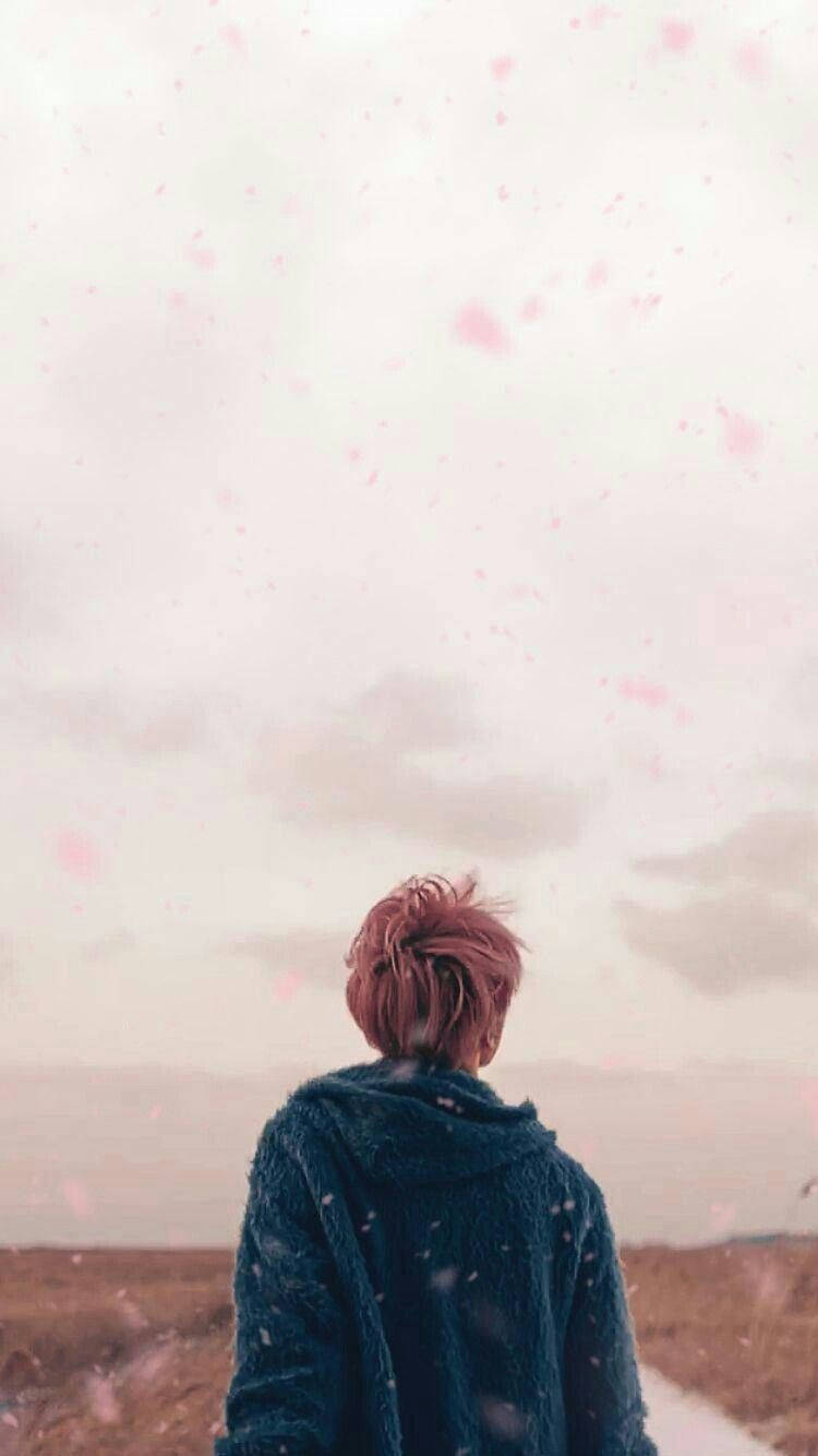 Estetisk Bts Jimin Spring Day Bakgrunner