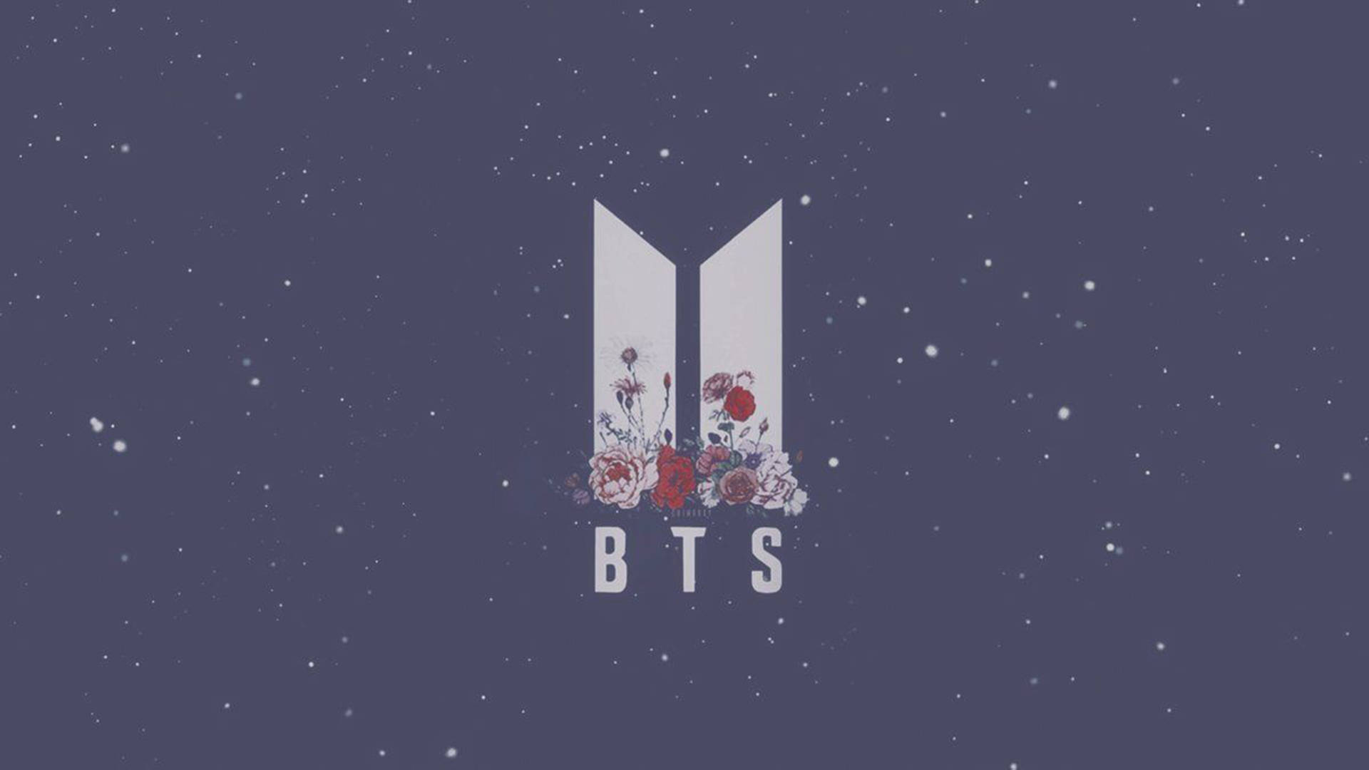 Estetisk BTS-laptop-logo Bakgrunner
