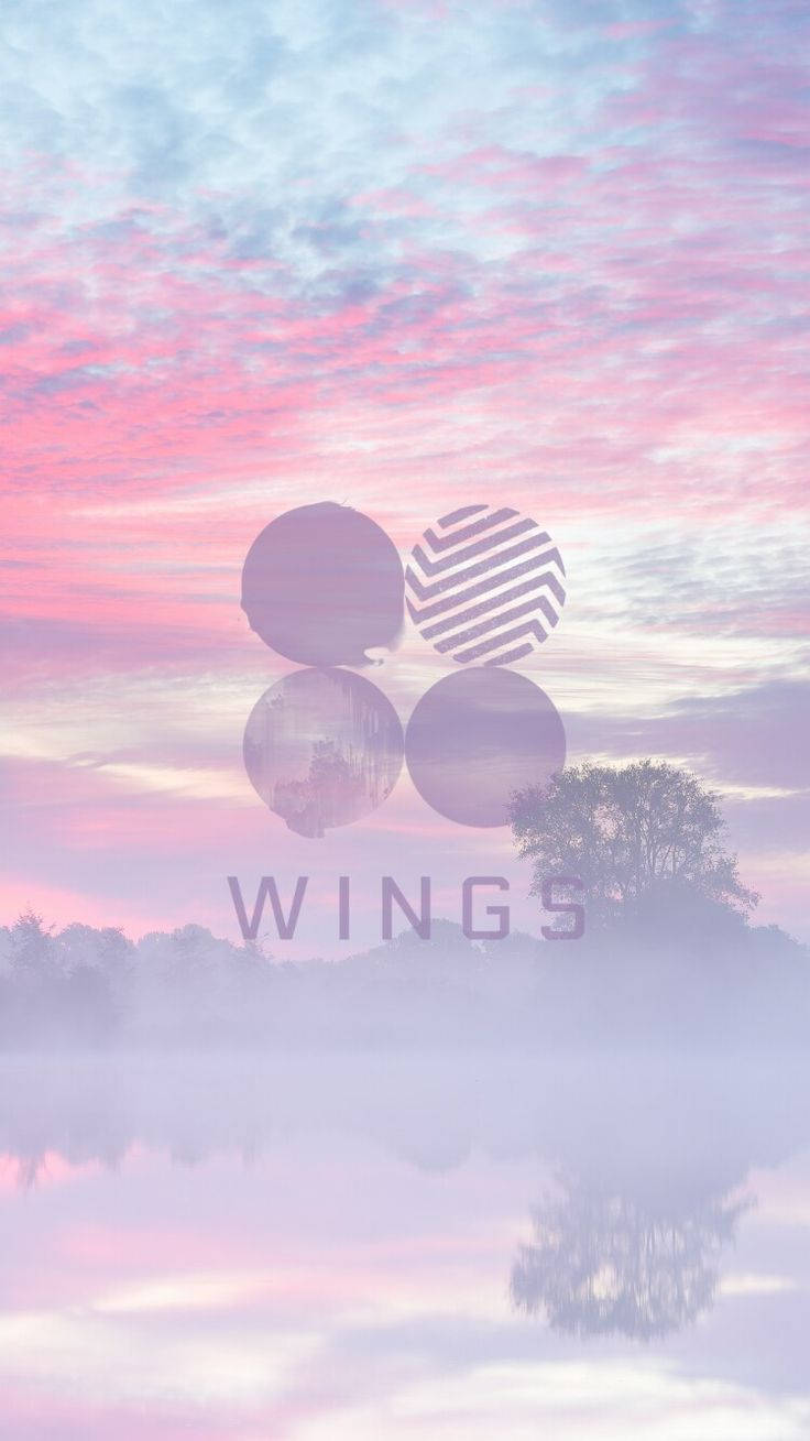 Estetisk BTS Purple Wings Album Bakgrunner