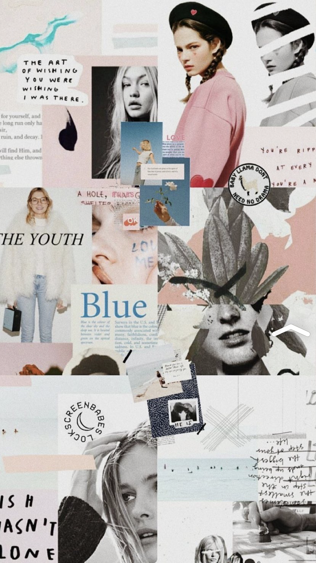 Estetisk collage av visuelle herligheter Bakgrunner
