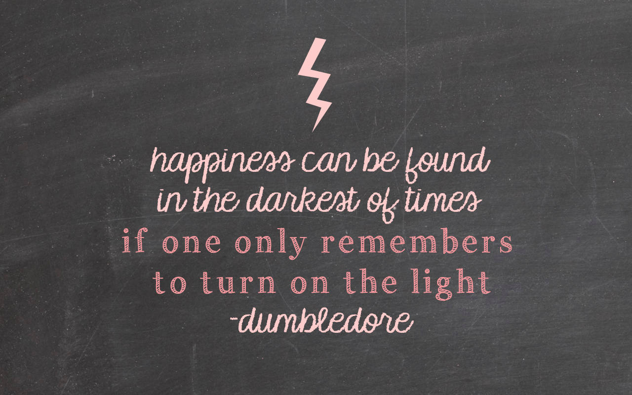 Estetisk Dumbledore-sitat fra Harry Potter Bakgrunner