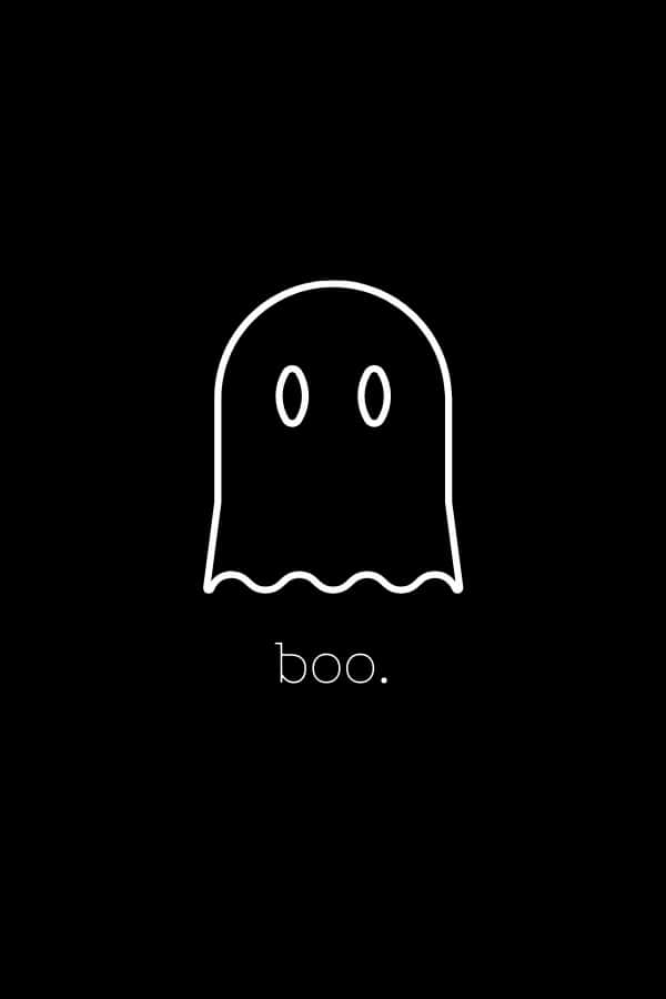 Estetisk Halloween-bakgrunn Spøkelse Boo Bakgrunner