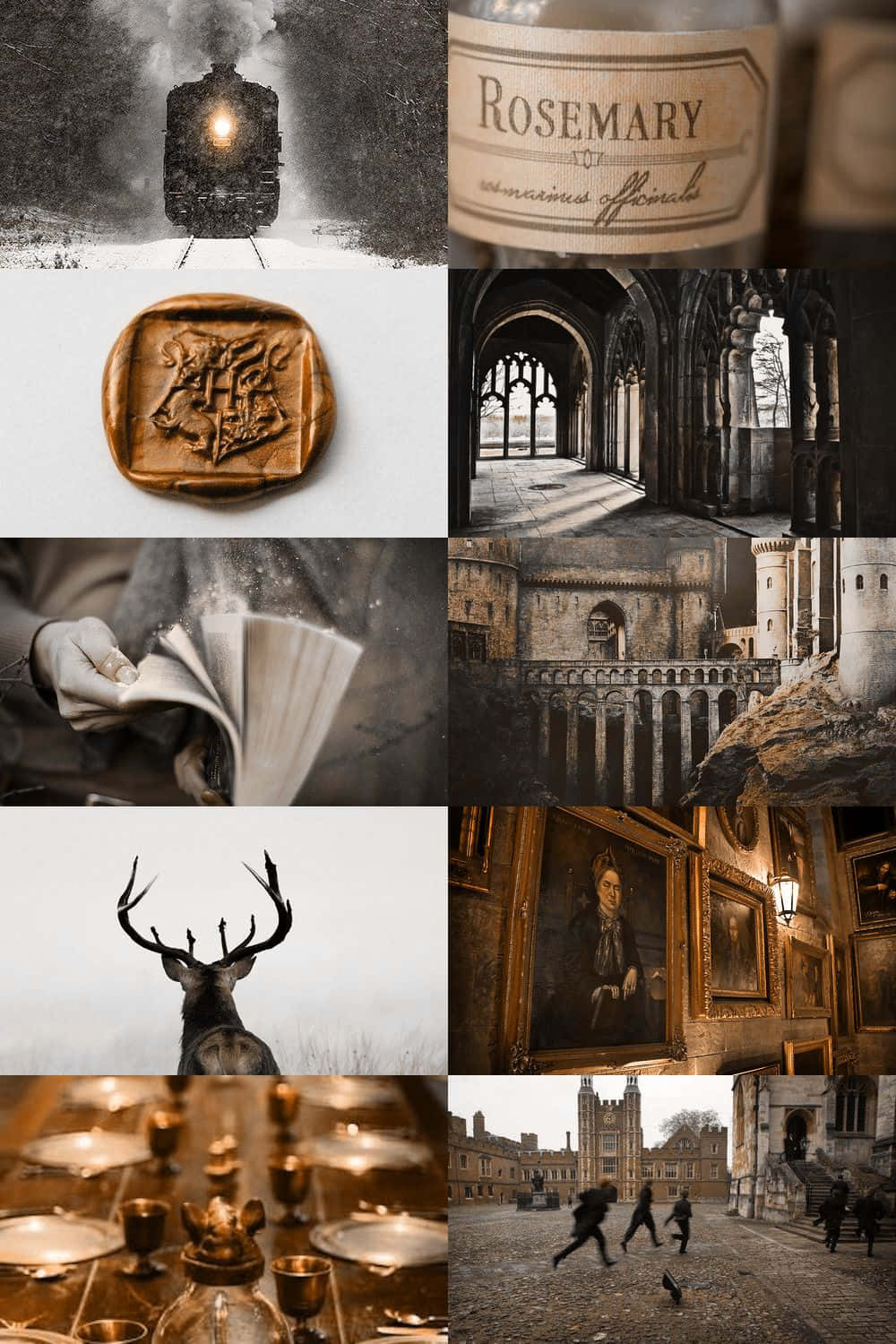 Estetisk Hogwarts-scene Bakgrunner