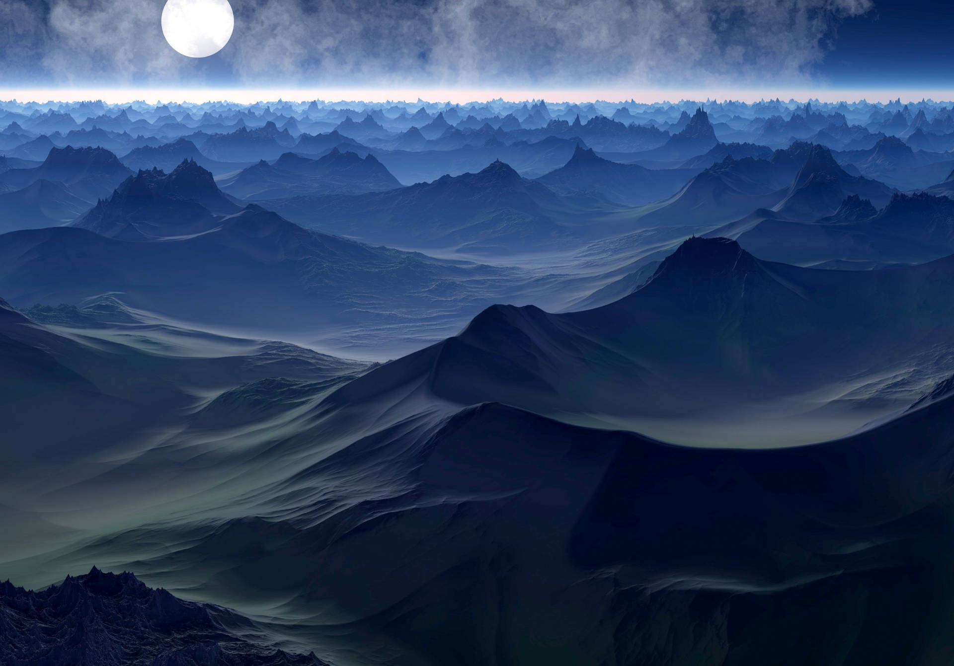 Estetisk iPad alienplanet bakgrunnsbilde — Estetisk iPad-bakgrunn Bakgrunner