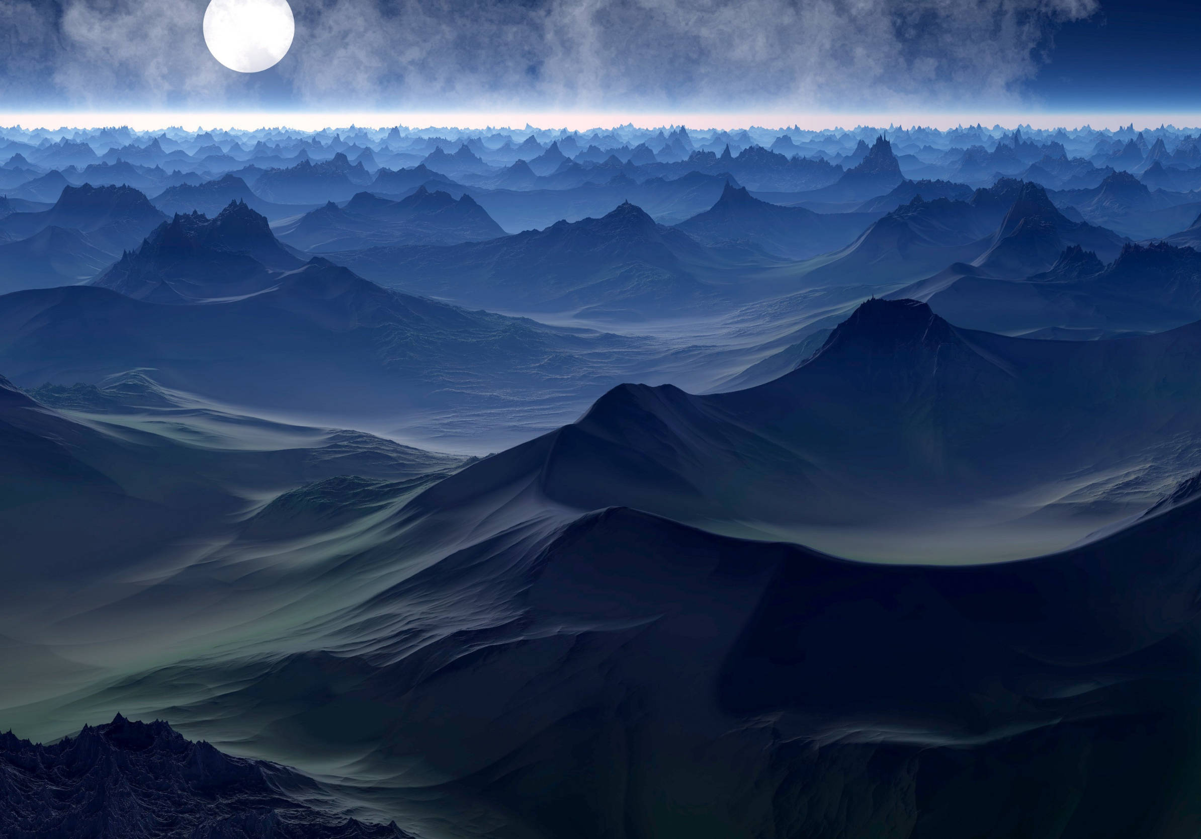Estetisk iPad Alienplanet Bakgrunner