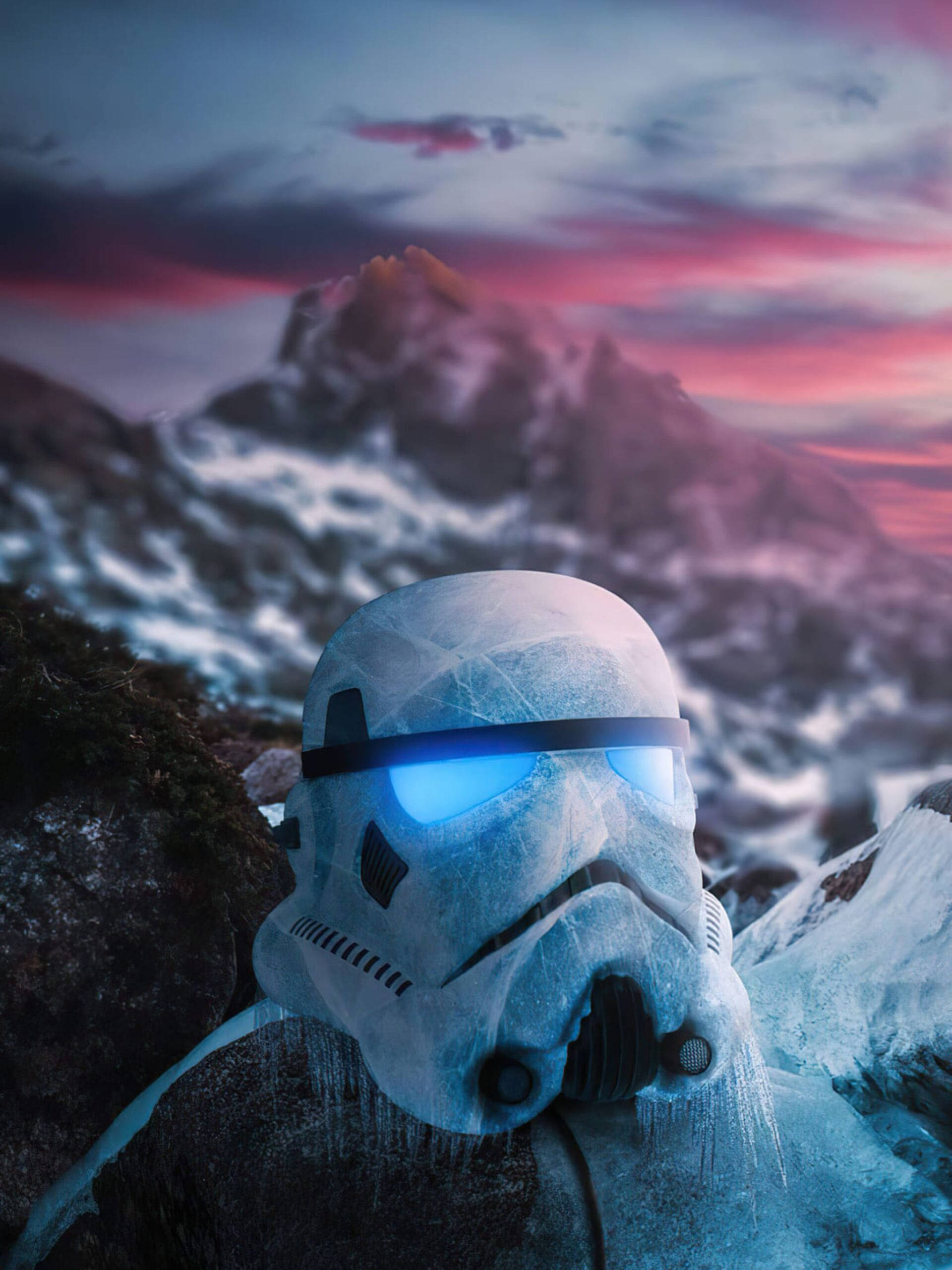 Estetisk iPad frossen stormtrooper Bakgrunner