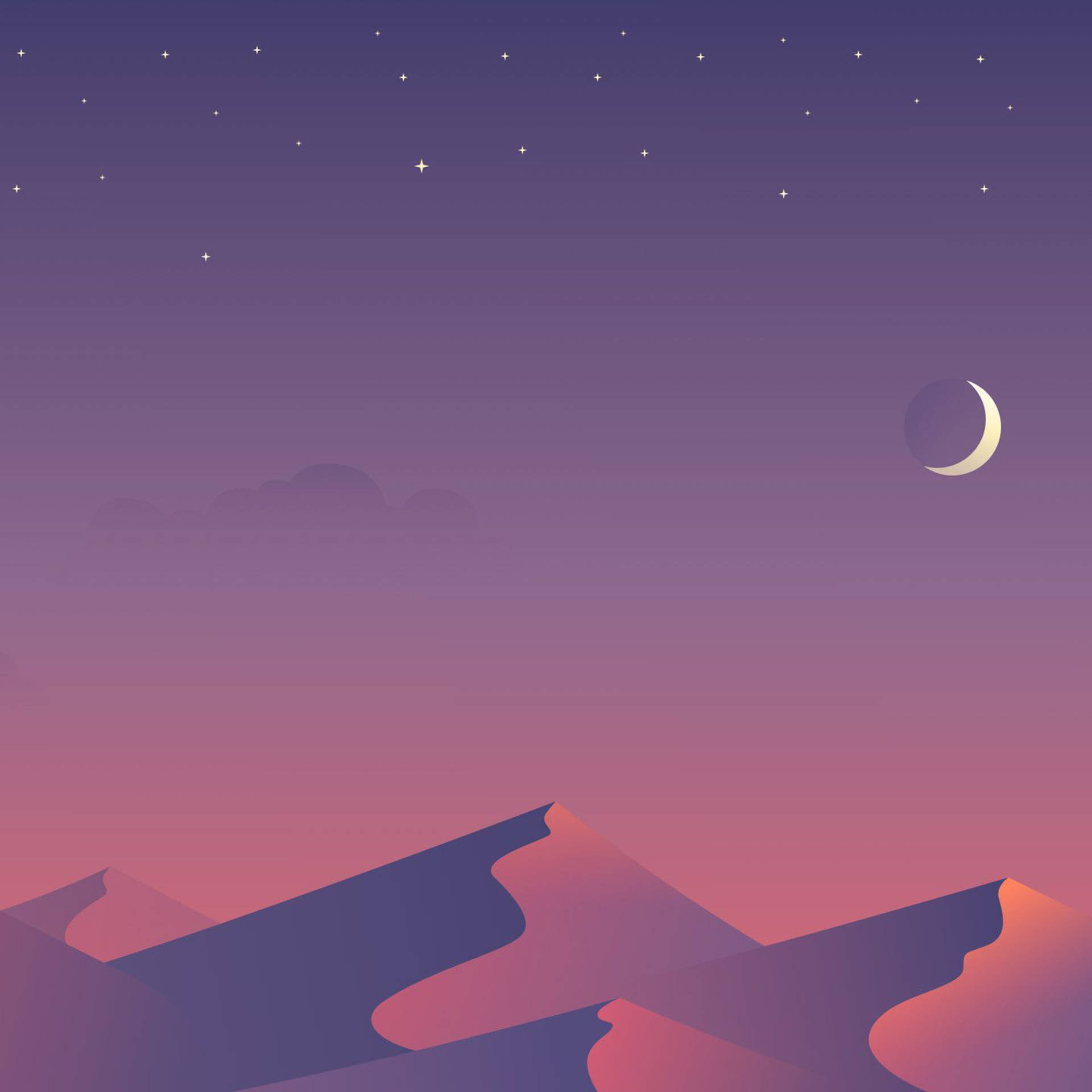 Estetisk iPad minimalistisk ørken bakgrunnsbilde — Estetisk iPad-bakgrunn Bakgrunner