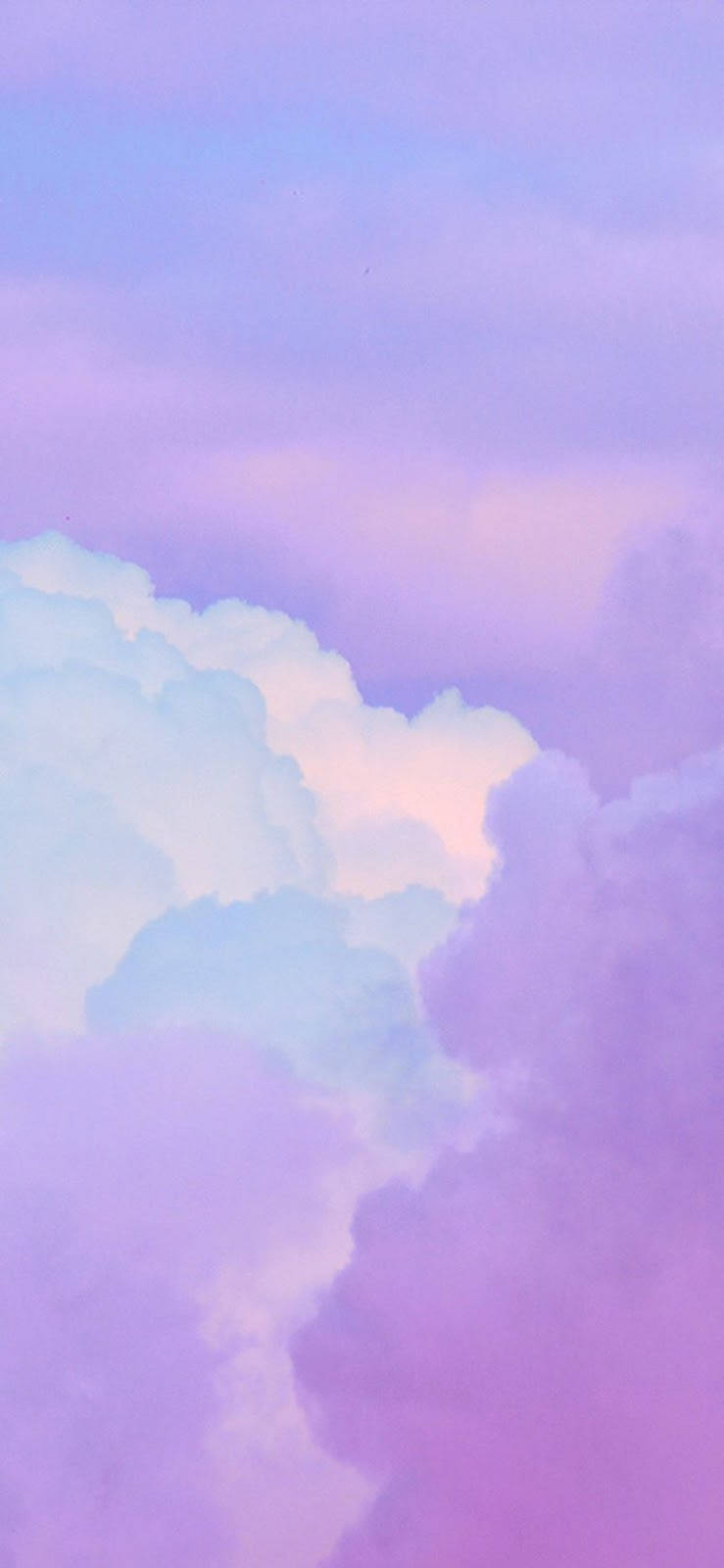 Estetisk lilla himmel til iPhone Bakgrunner