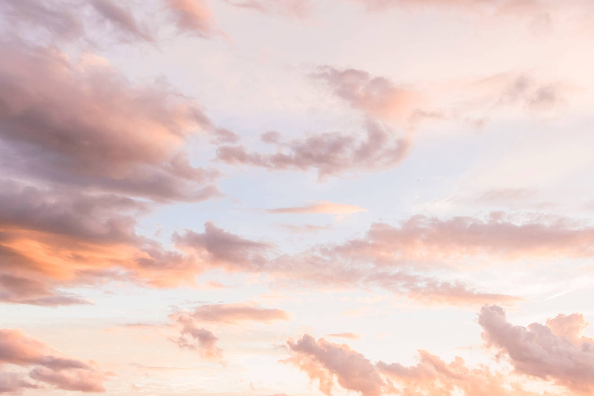 Estetisk MacBook rosa himmel