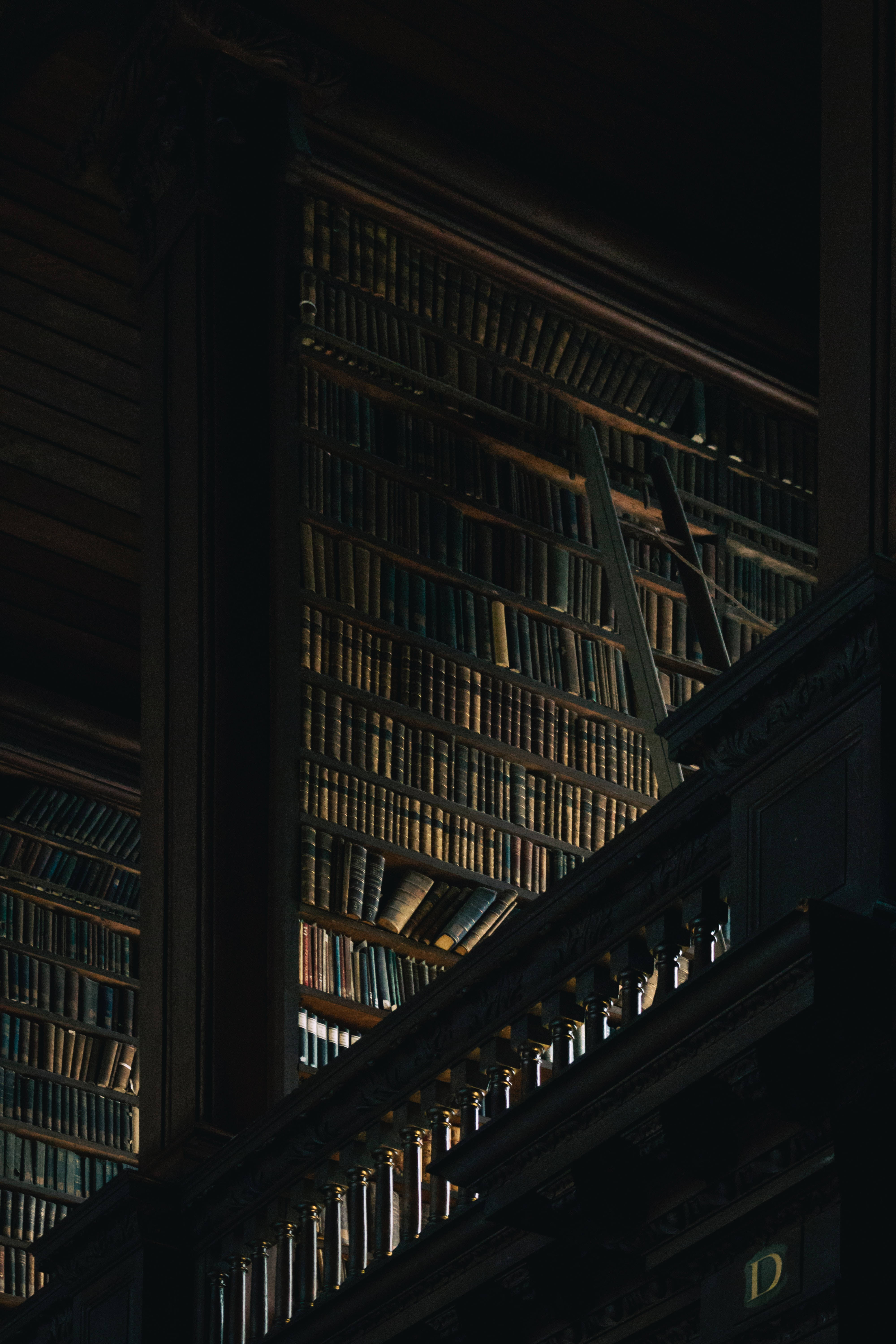 Estetisk mørkt bibliotek Bakgrunner