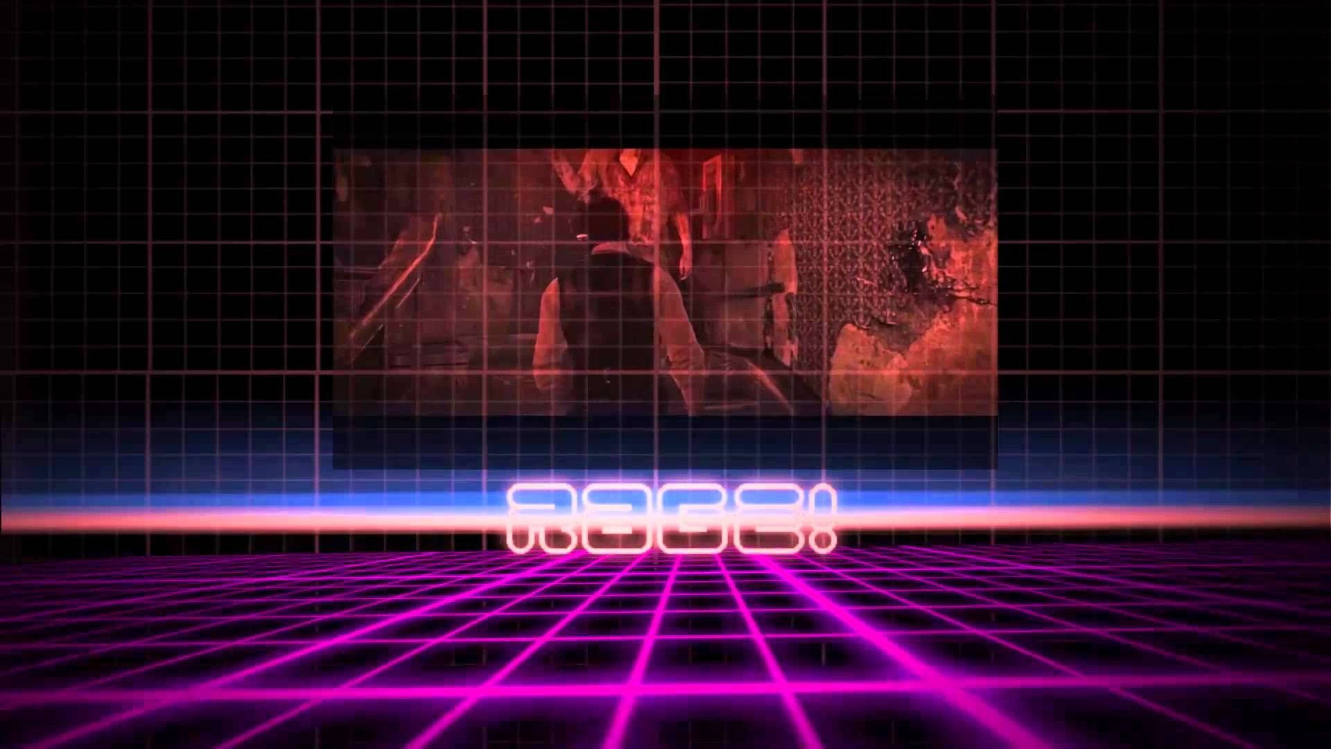 Estetisk retro-raseri Bakgrunner