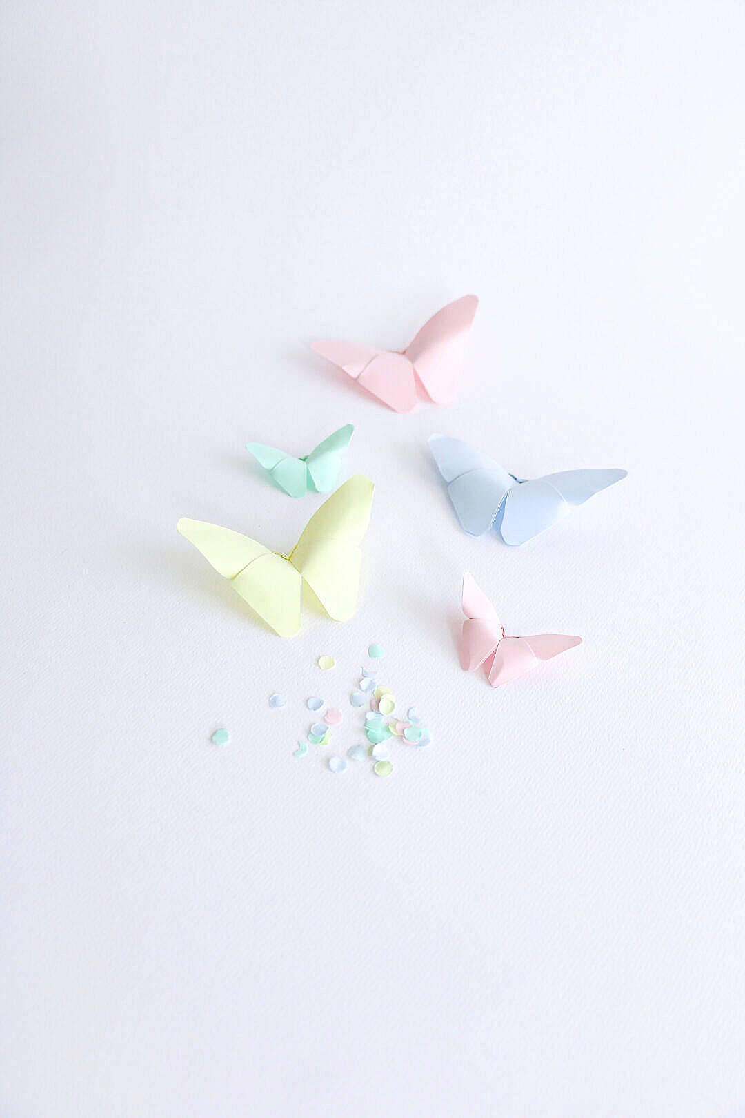 Estetisk sommerfuglorigami Bakgrunner