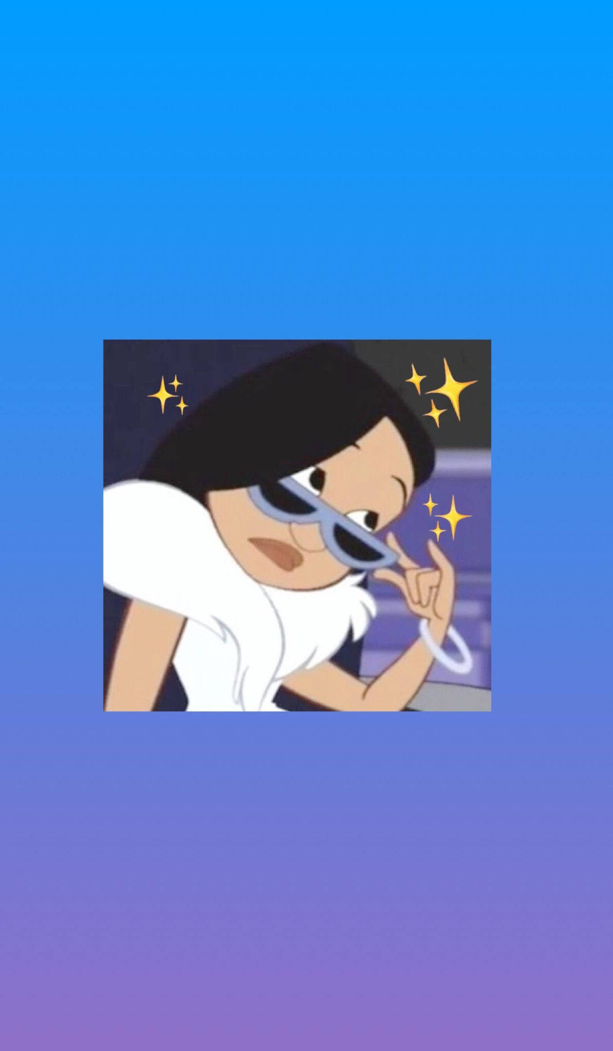 Estetisk tegneserie Penny Proud Bakgrunner