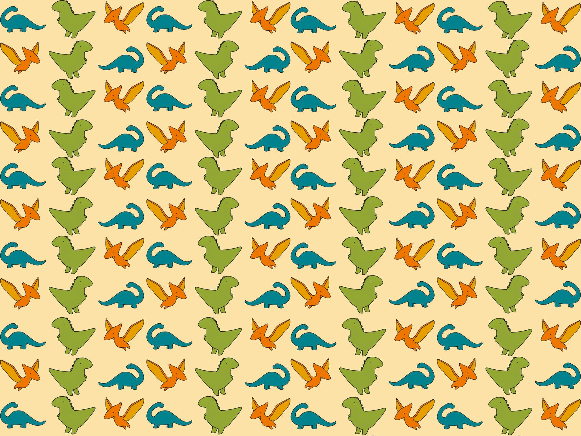 Estetisk iPad-dinosaurmønstre bakgrunnsbilde — Estetisk iPad-bakgrunn Bakgrunner