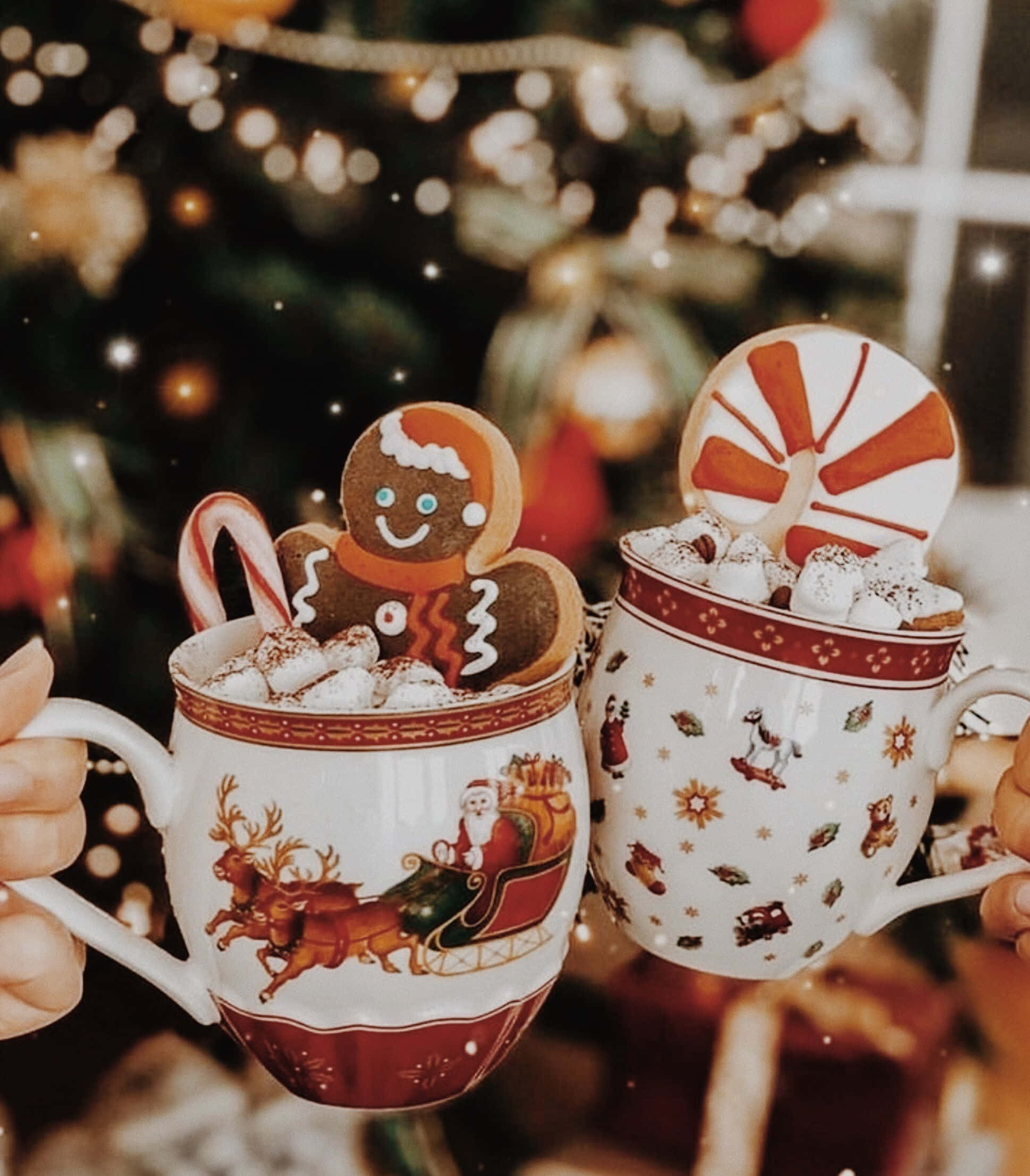 Estetiske julebilder Bakgrunner